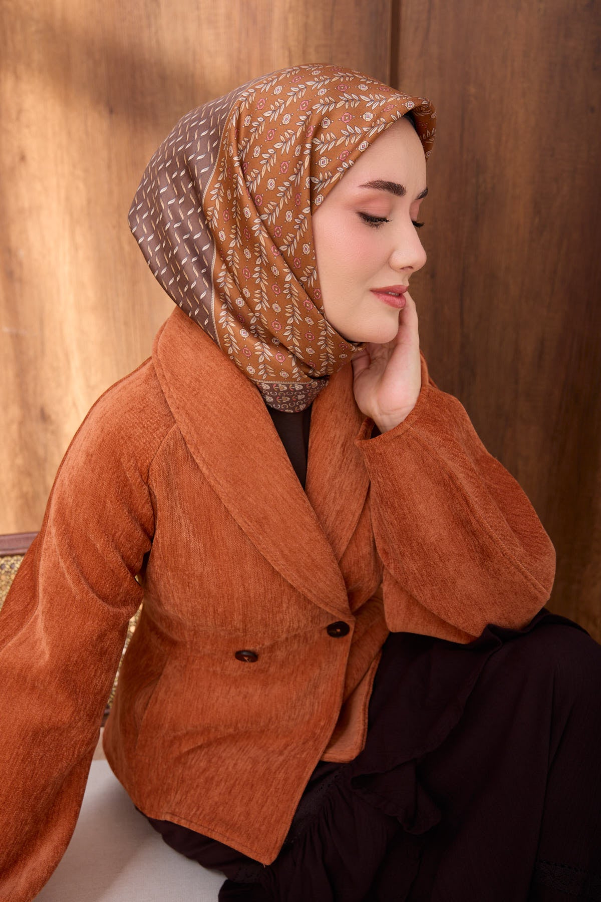 Silk Home Twill İpek Eşarp Mihenk 11554-21