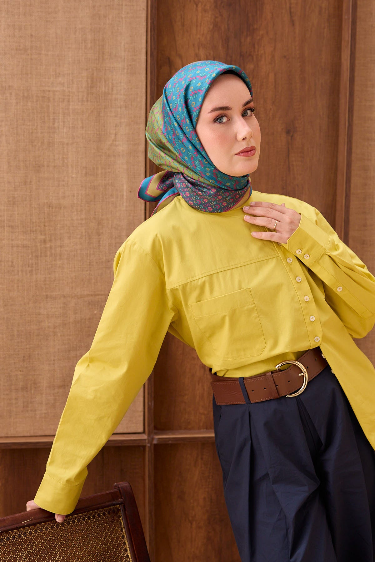 Silk Home Twill İpek Eşarp Mihenk 11554-35
