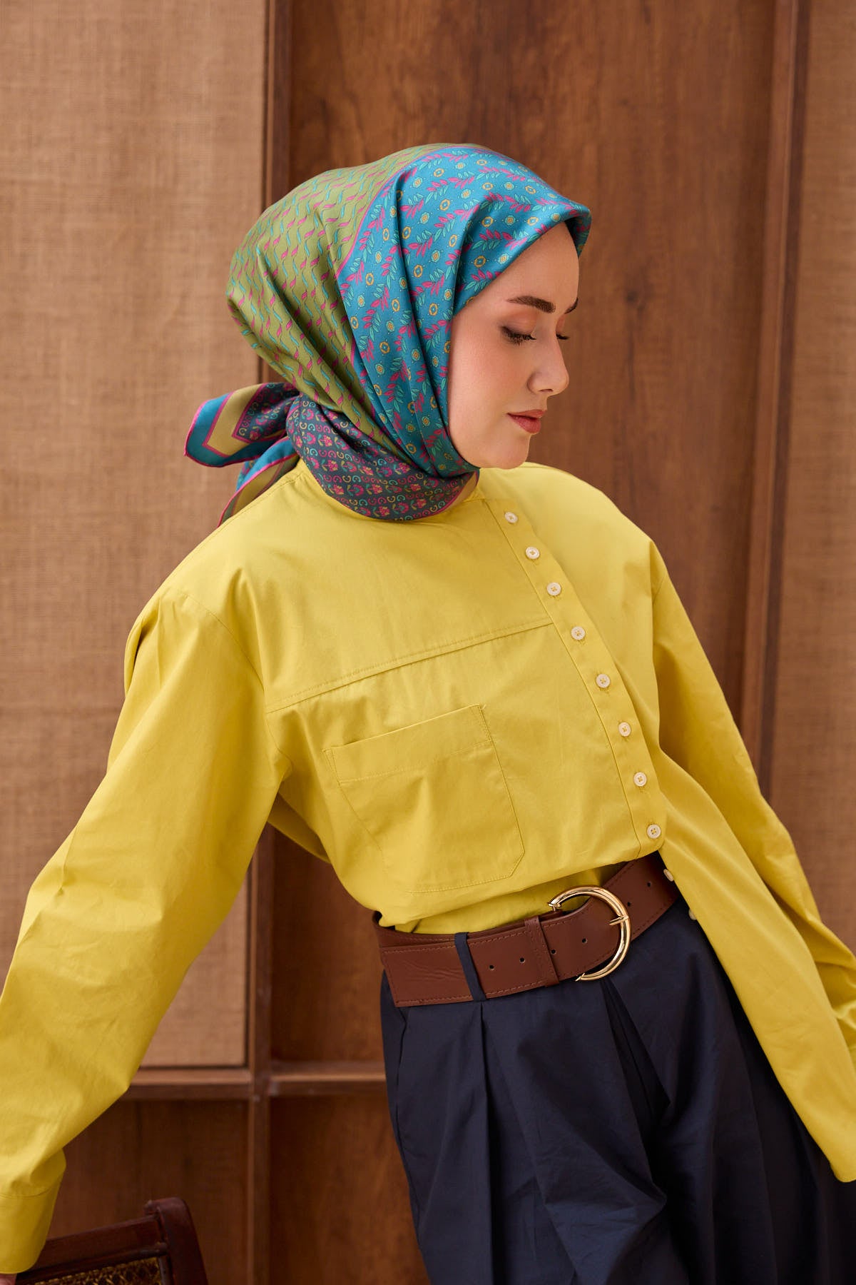 Silk Home Twill İpek Eşarp Mihenk 11554-35