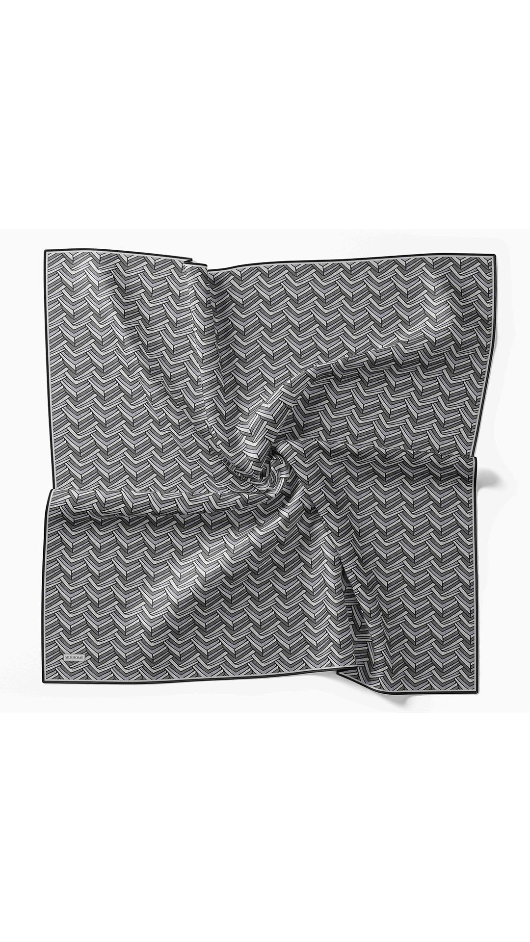 Silk Home Twill İpek Eşarp Geometric Pattern 11555-08