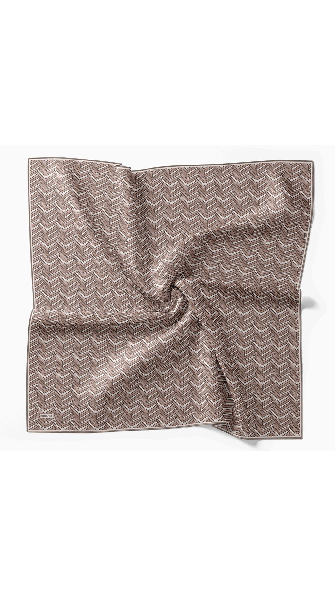Silk Home Twill İpek Eşarp Geometric Pattern 11555-17
