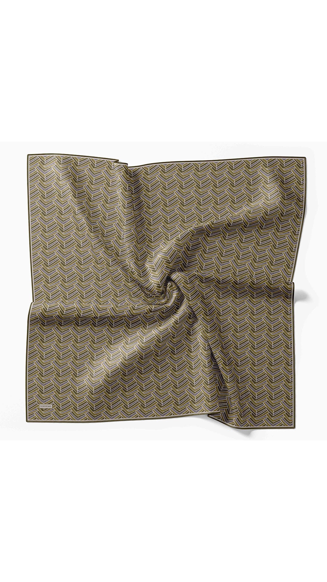 Silk Home Twill İpek Eşarp Geometric Pattern 11555-19