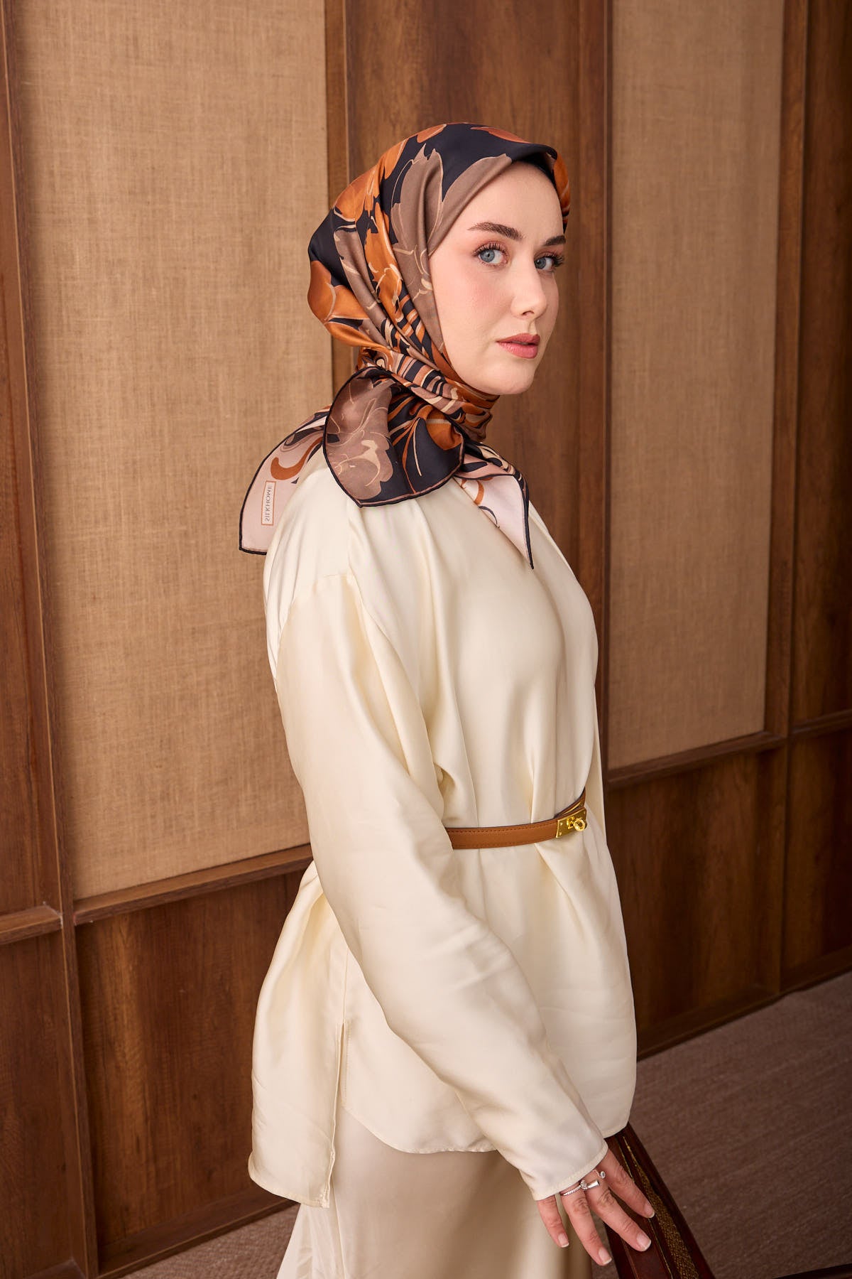 Silk Home Twill İpek Eşarp Vintage Floral 11557-09