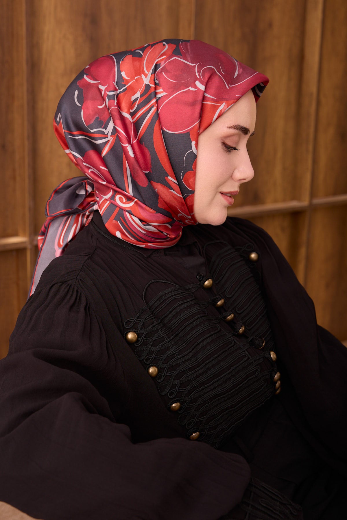 Silk Home Twill İpek Eşarp Vintage Floral 11557-13