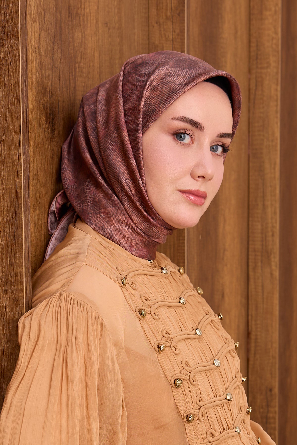 Silk Home Twill İpek Eşarp Batik 11558-14