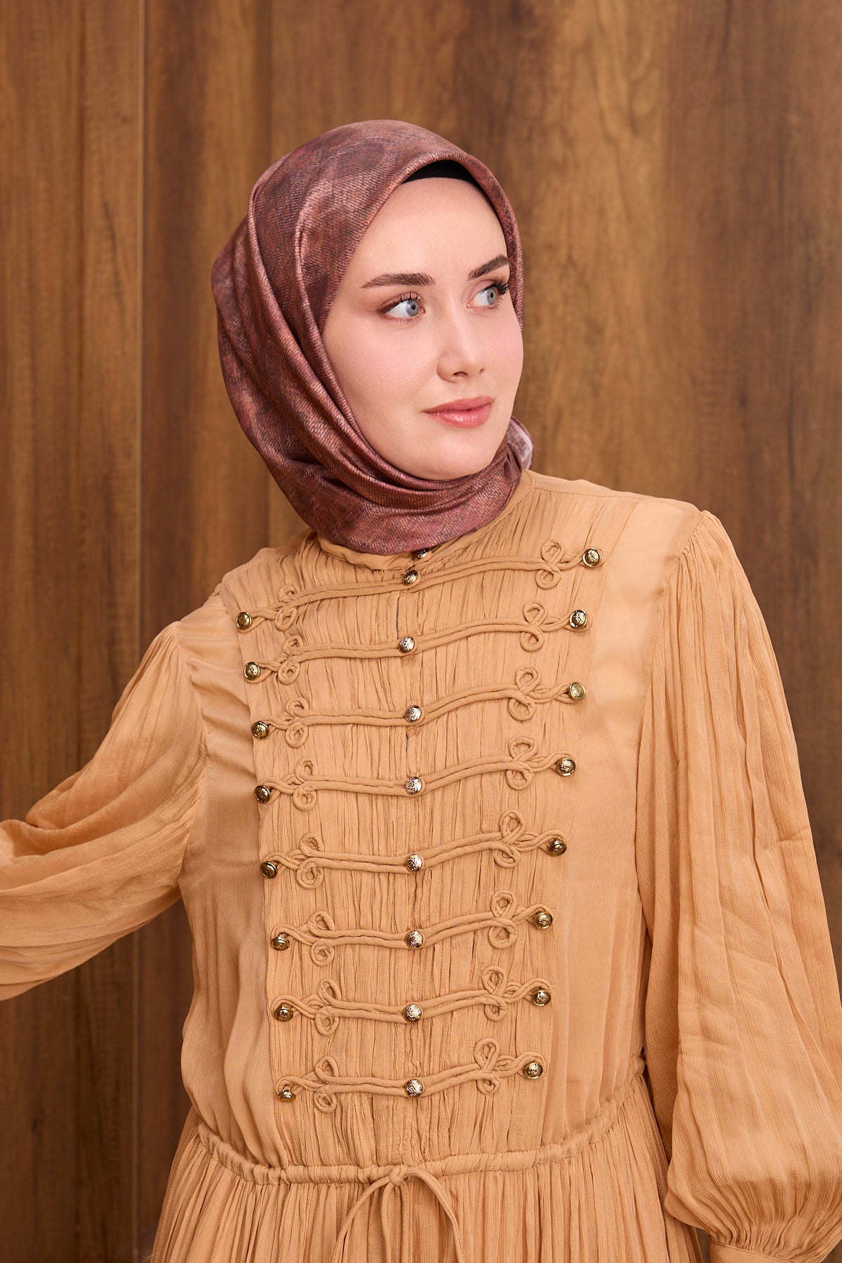 Silk Home Twill İpek Eşarp Batik 11558-14