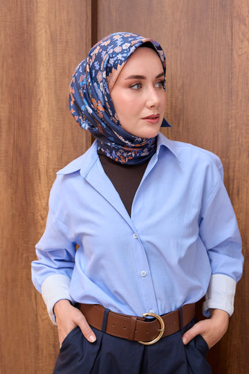 Silk Home Twill İpek Eşarp Botanical 11559-20