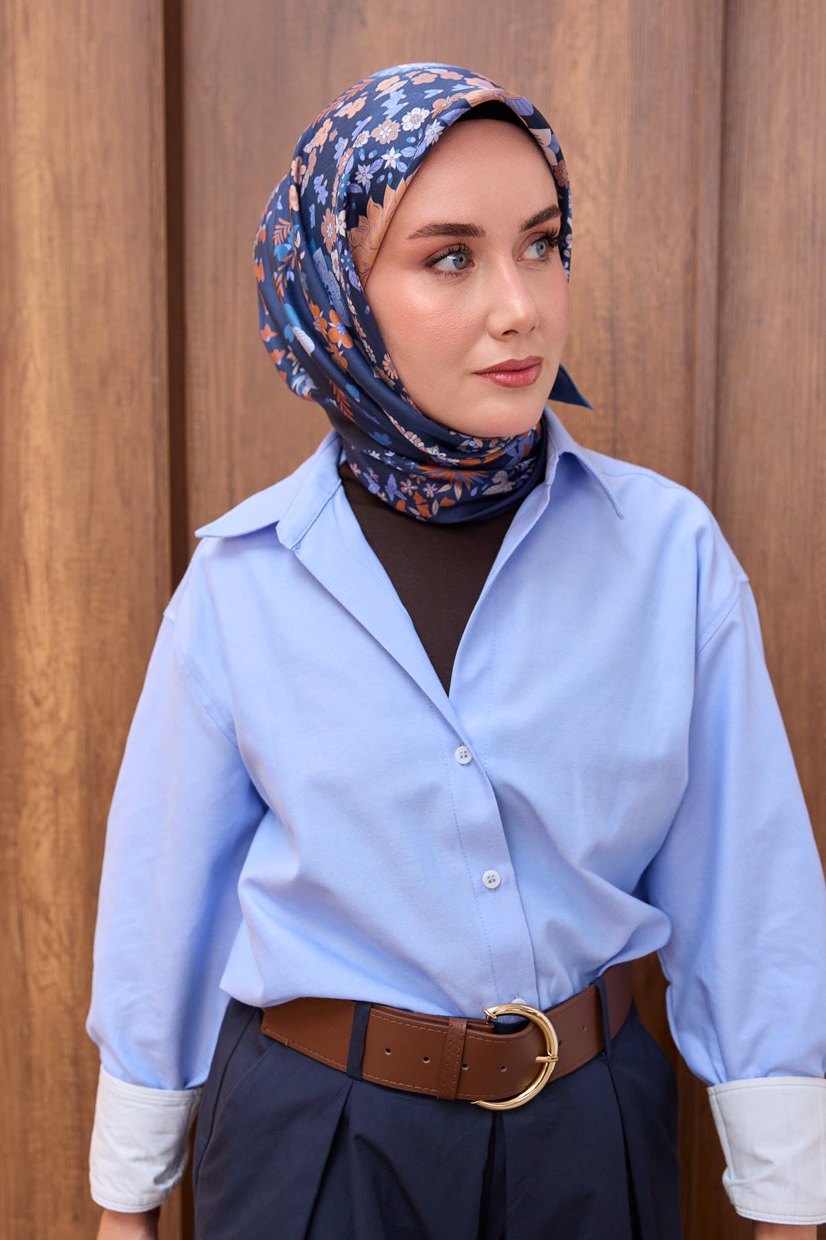Silk Home Twill İpek Eşarp Botanical 11559-20