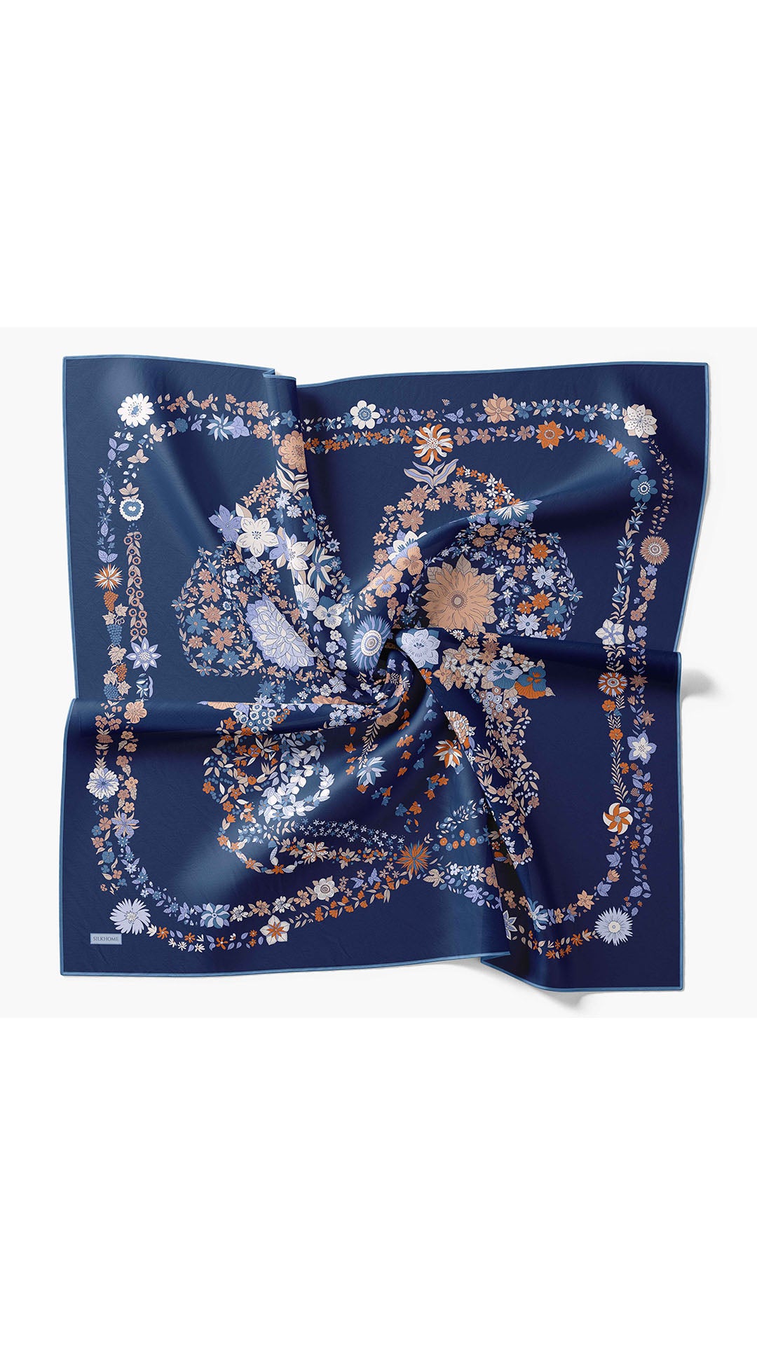Silk Home Twill İpek Eşarp Botanical 11559-20