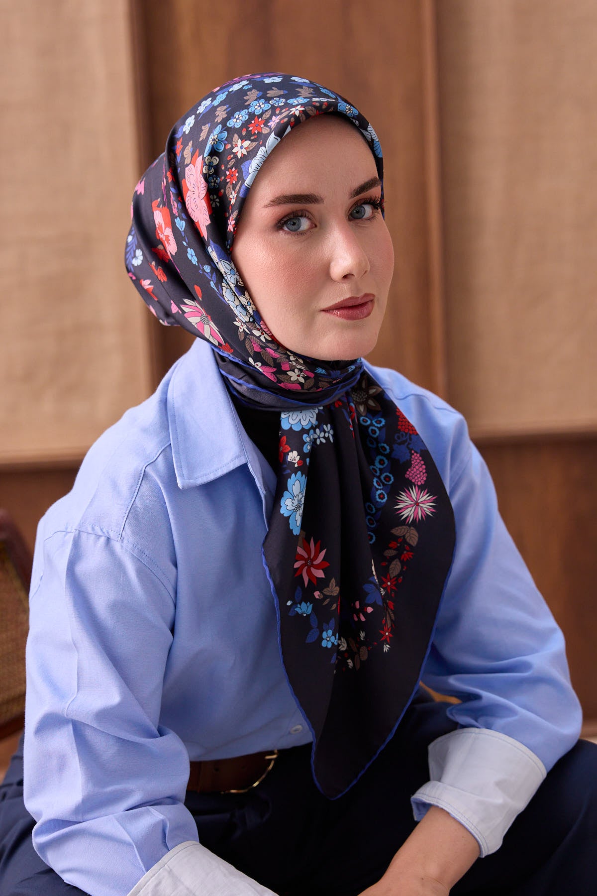 Silk Home Twill İpek Eşarp Botanical 11559-22
