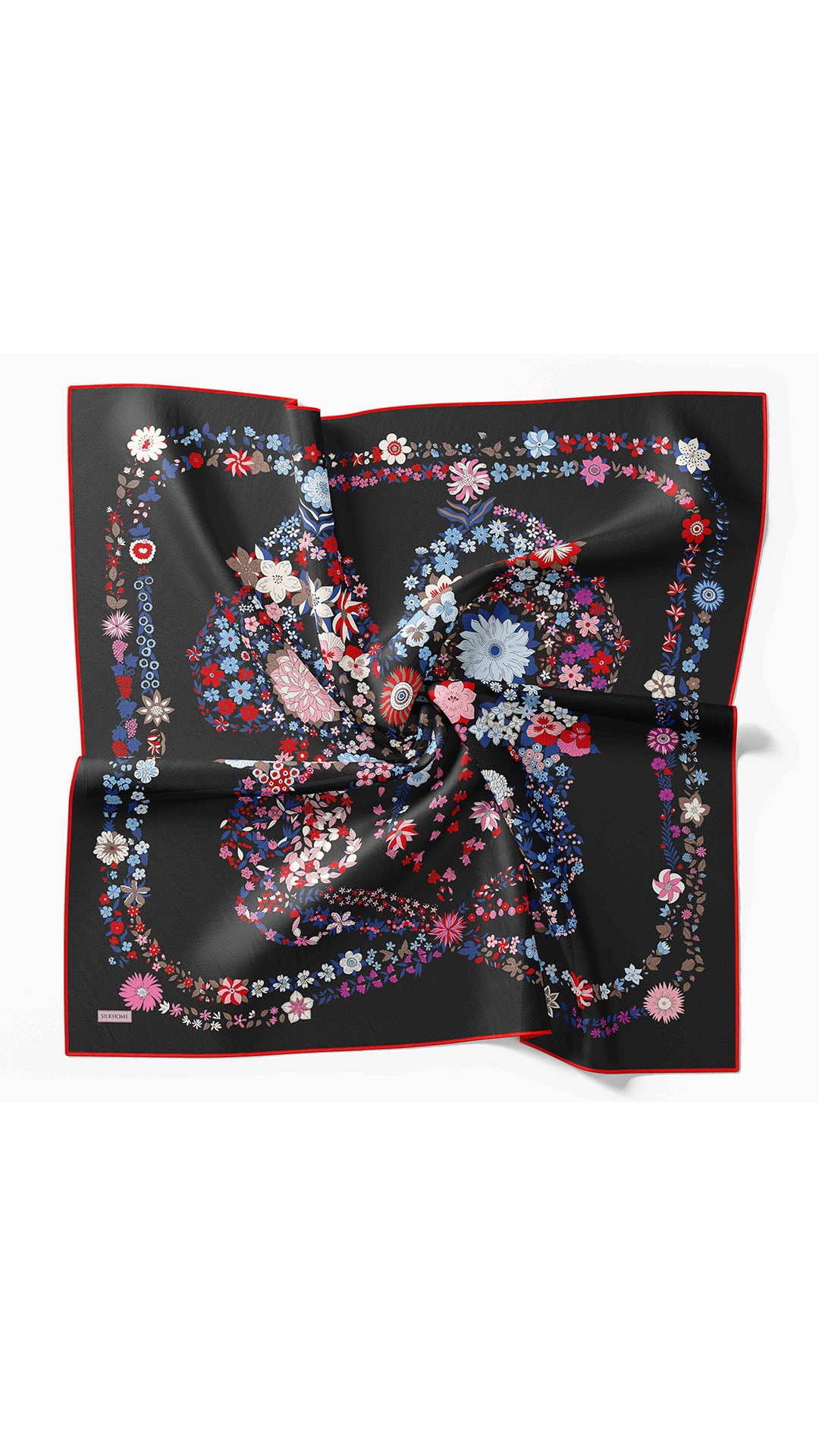 Silk Home Twill İpek Eşarp Botanical 11559-22