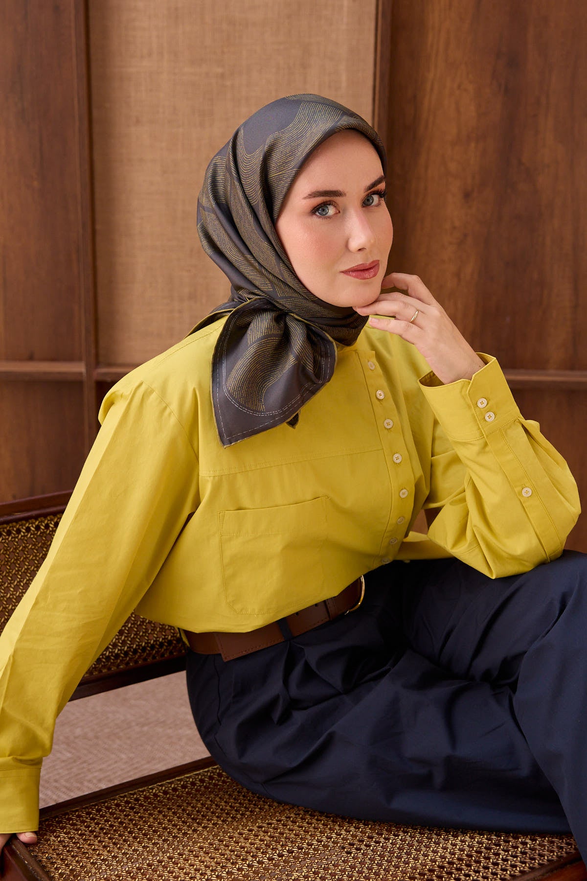 Silk Home Twill İpek Eşarp Vega  11560-18