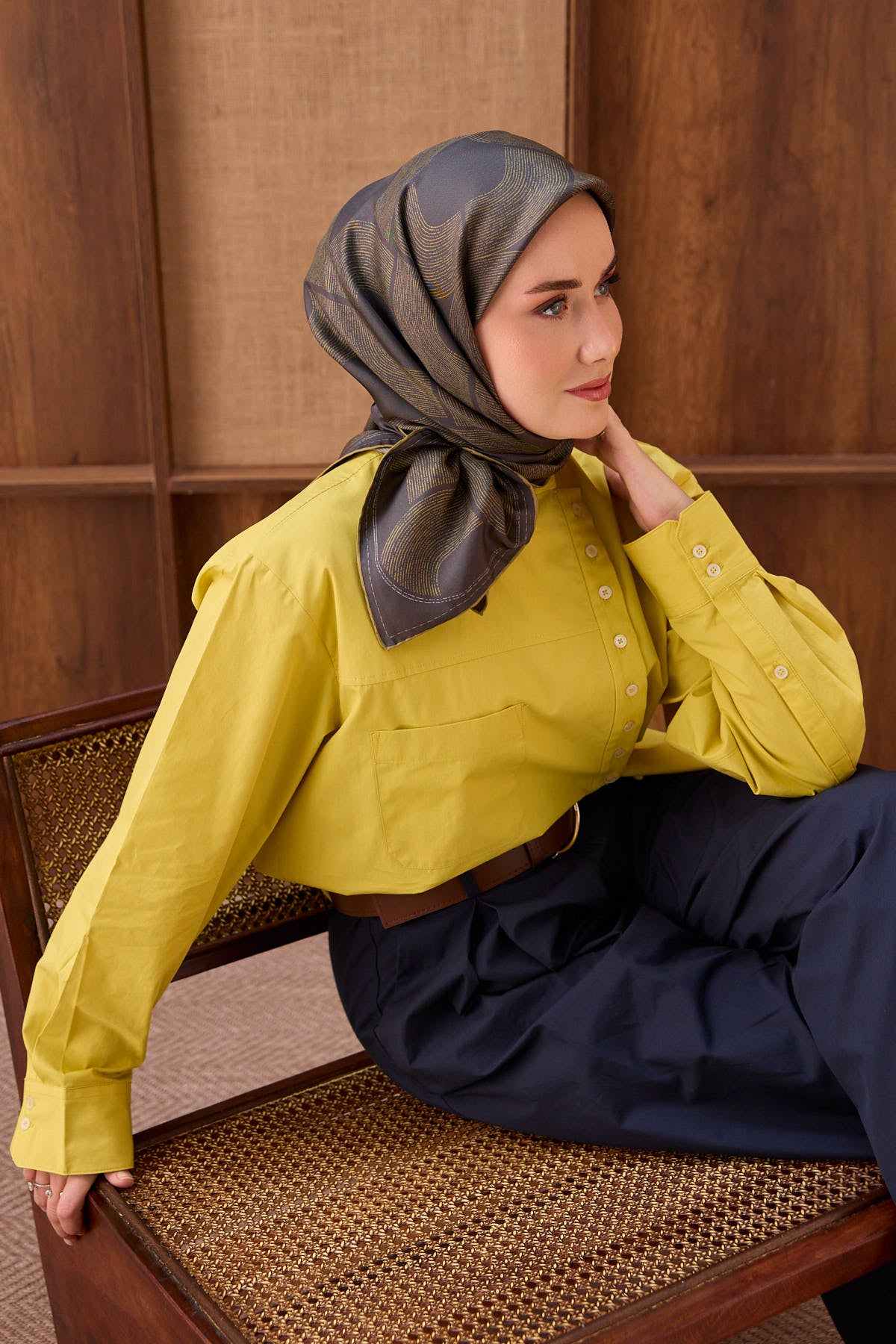 Silk Home Twill İpek Eşarp Vega  11560-18