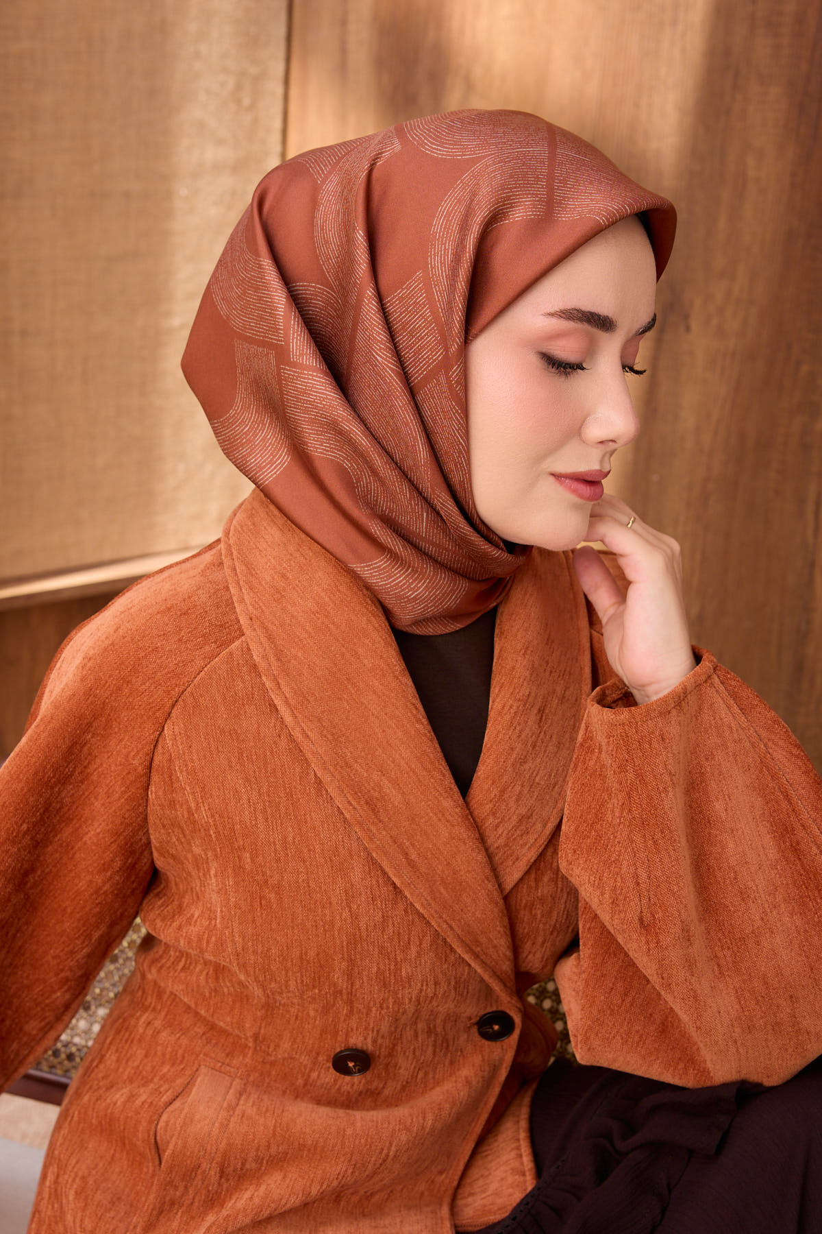 Silk Home Twill İpek Eşarp Vega  11560-34