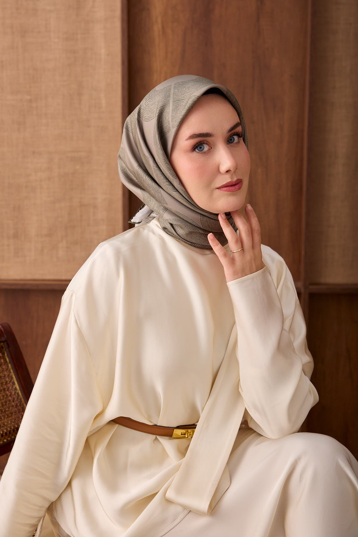 Silk Home Twill İpek Eşarp Vega  11560-36