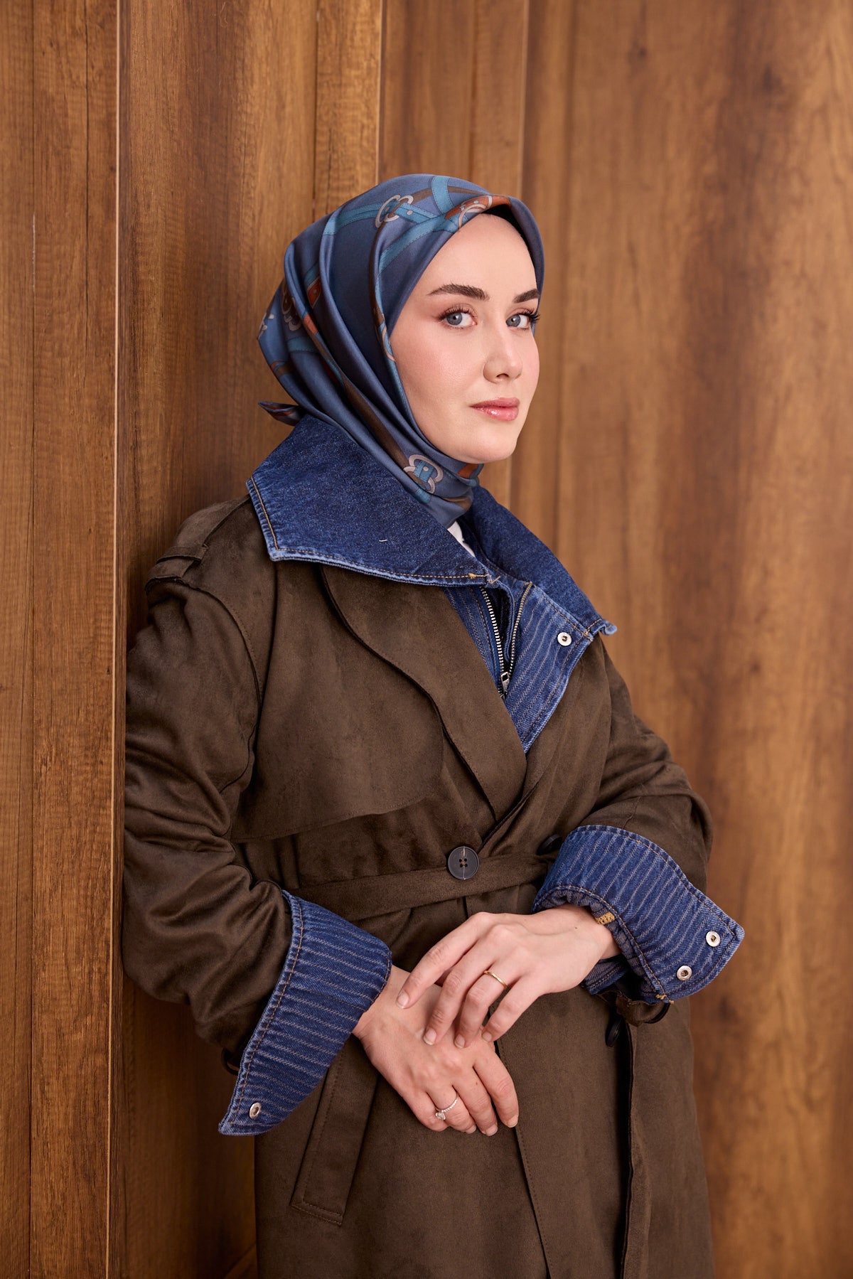 Silk Home Twill İpek Eşarp Belt Print 11561-09