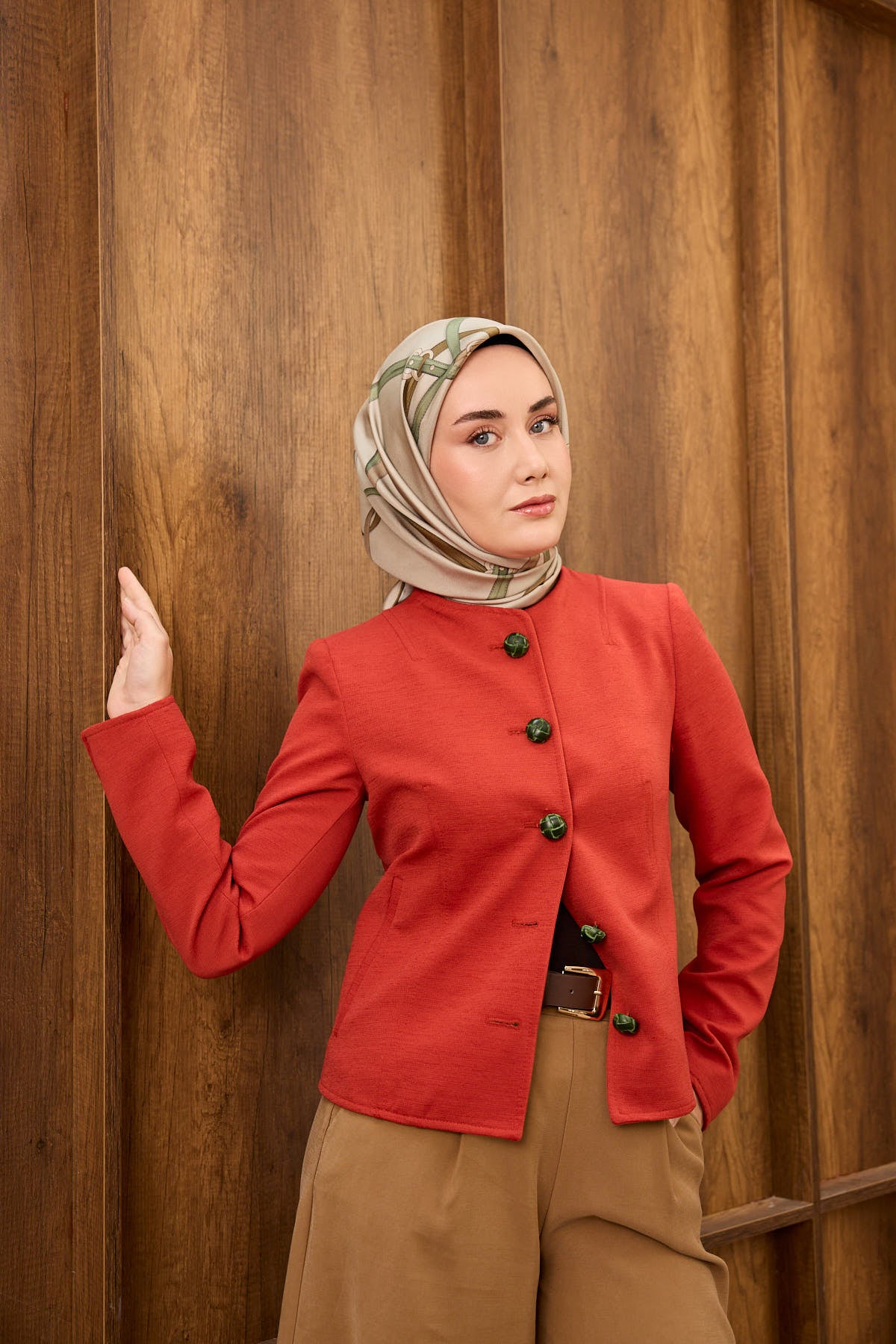 Silk Home Twill İpek Eşarp Belt Print 11561-21