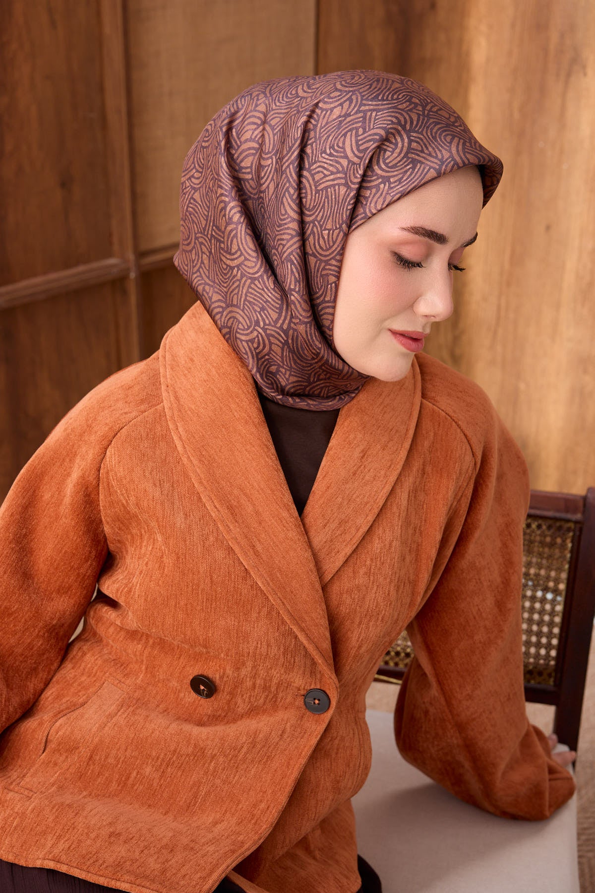 Silk Home Twill İpek Eşarp Monokromatik 11562-02