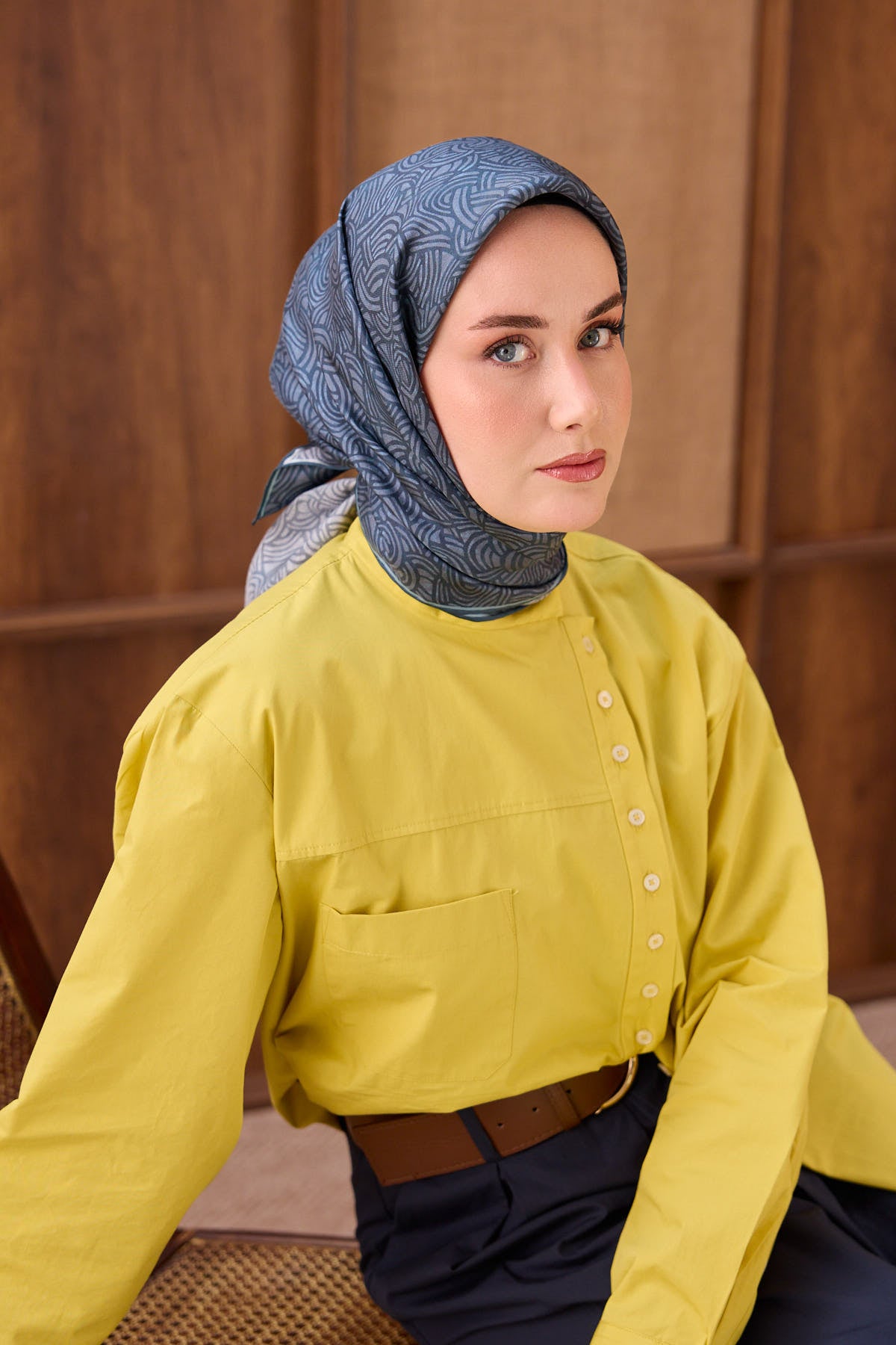 Silk Home Twill İpek Eşarp Monokromatik 11562-03