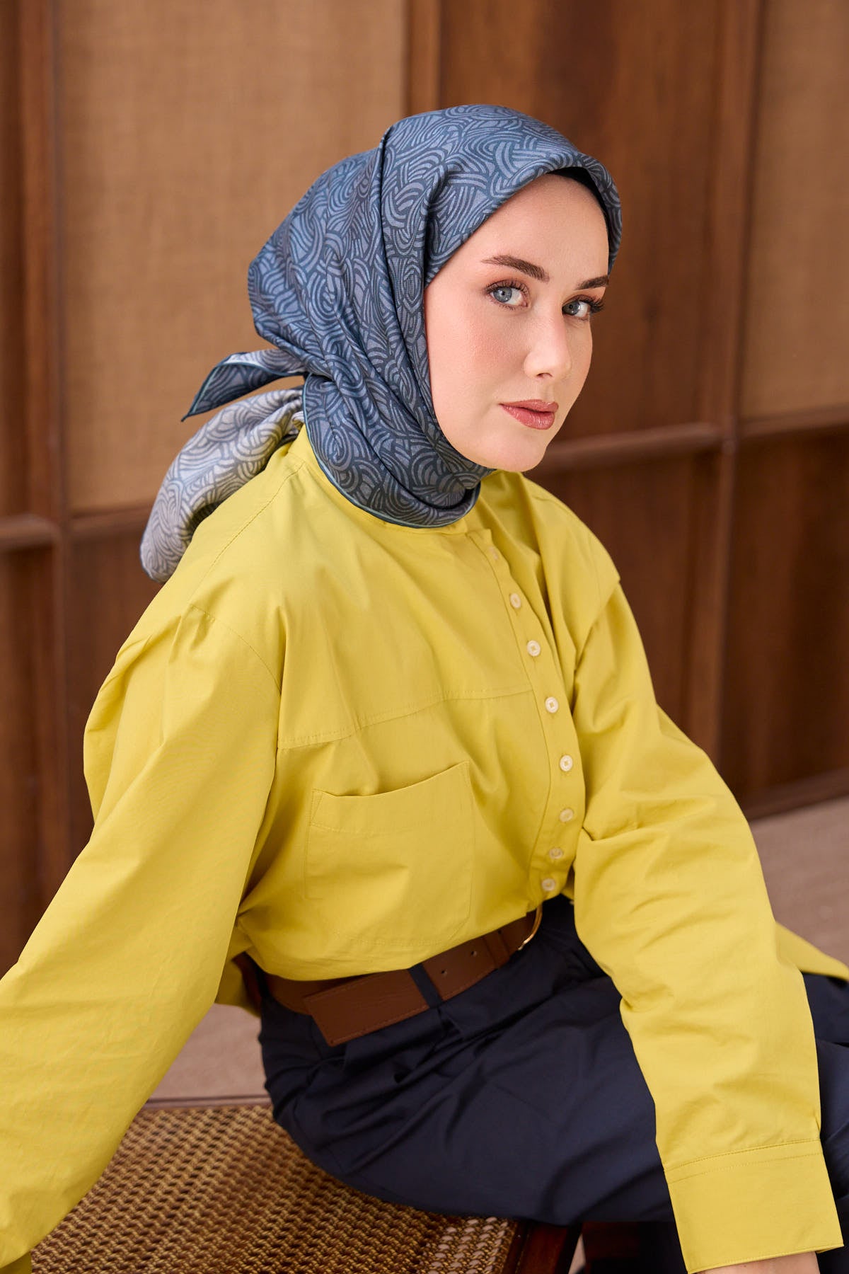 Silk Home Twill İpek Eşarp Monokromatik 11562-03