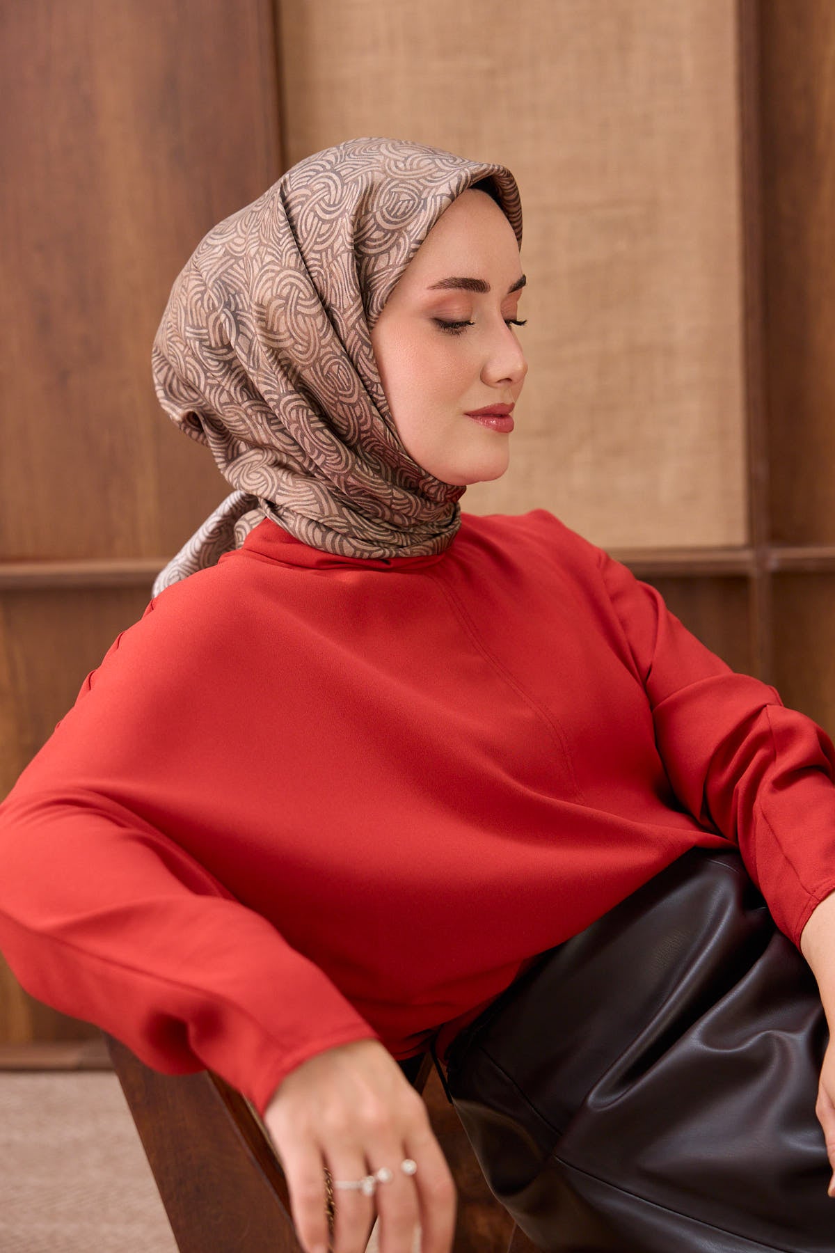 Silk Home Twill İpek Eşarp Monokromatik 11562-06