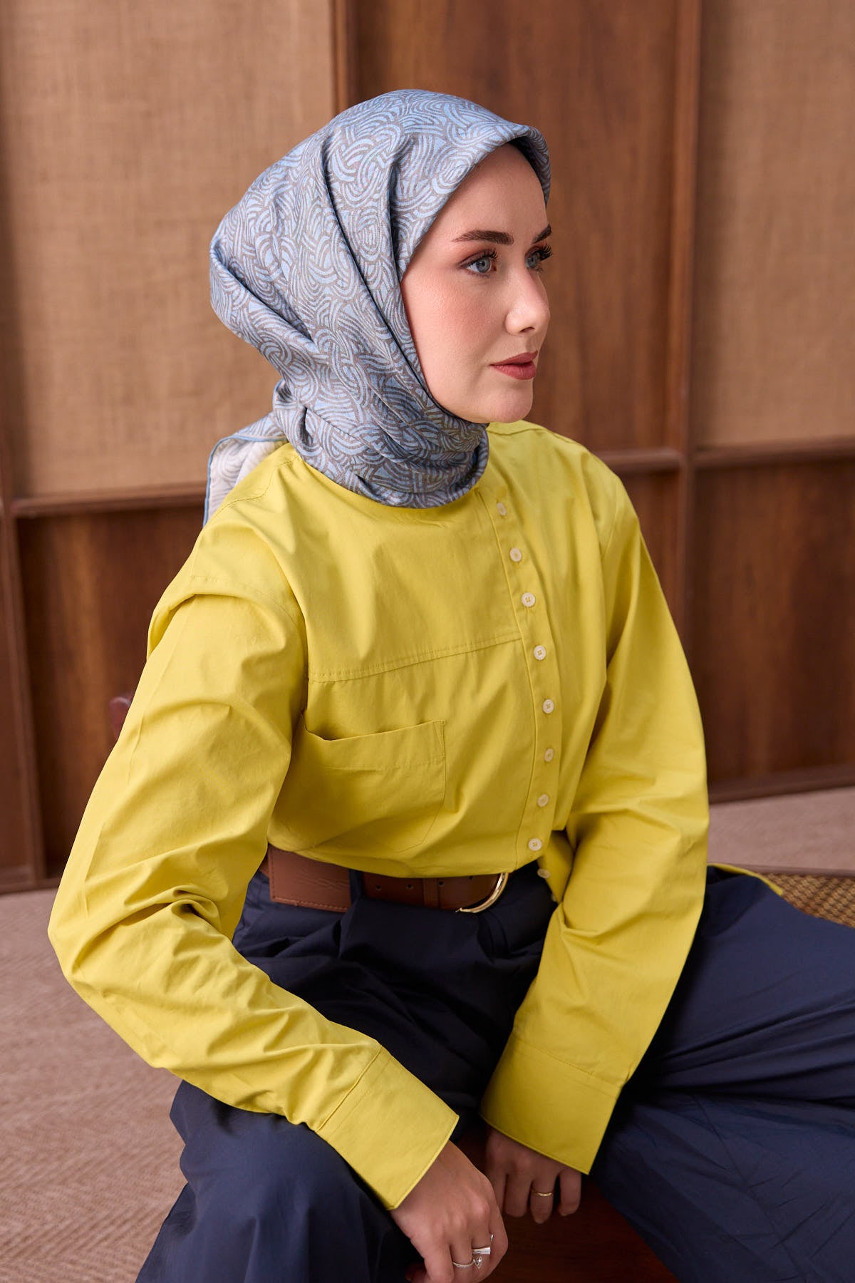 Silk Home Twill İpek Eşarp Monokromatik 11562-11
