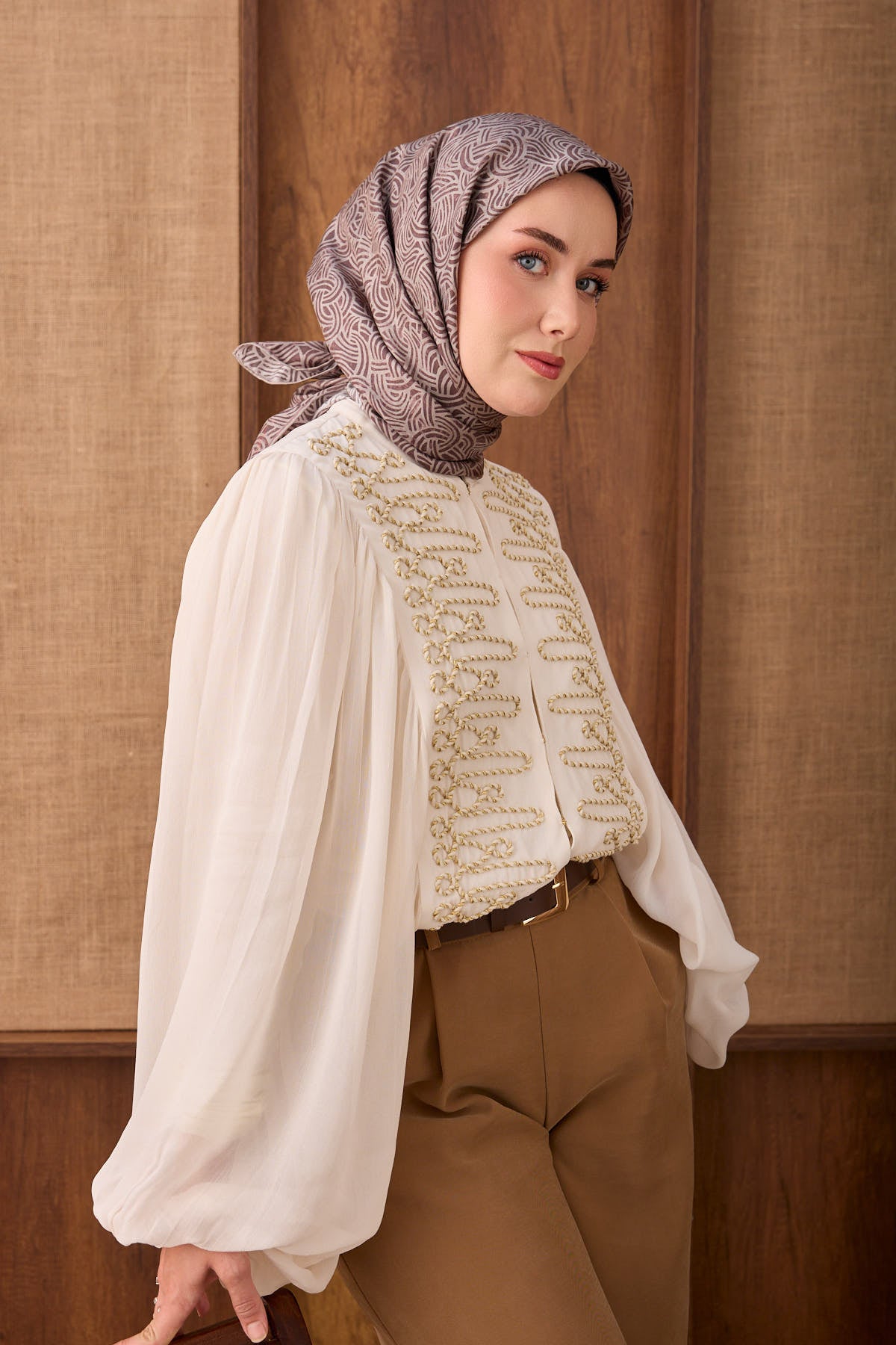 Silk Home Twill İpek Eşarp Monokromatik 11562-16