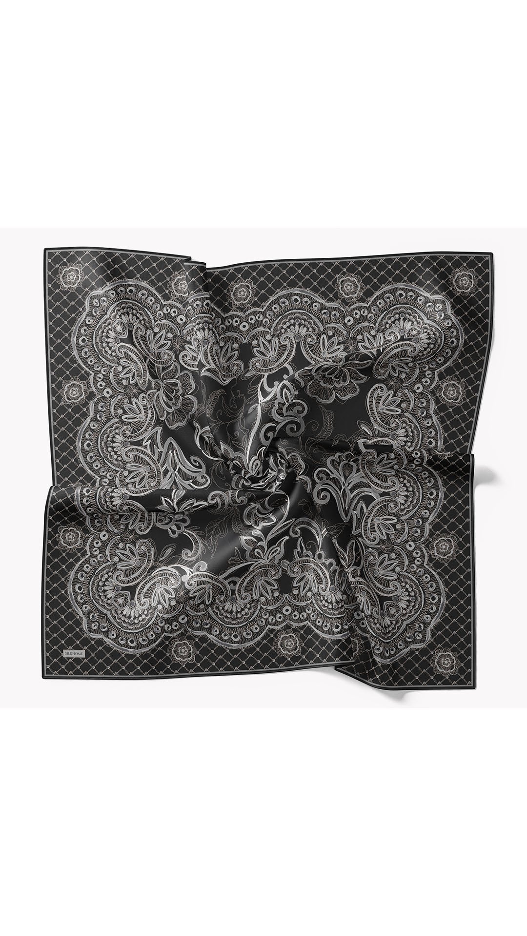 Silk Home Twill İpek Eşarp Floral Paisley  11563-09