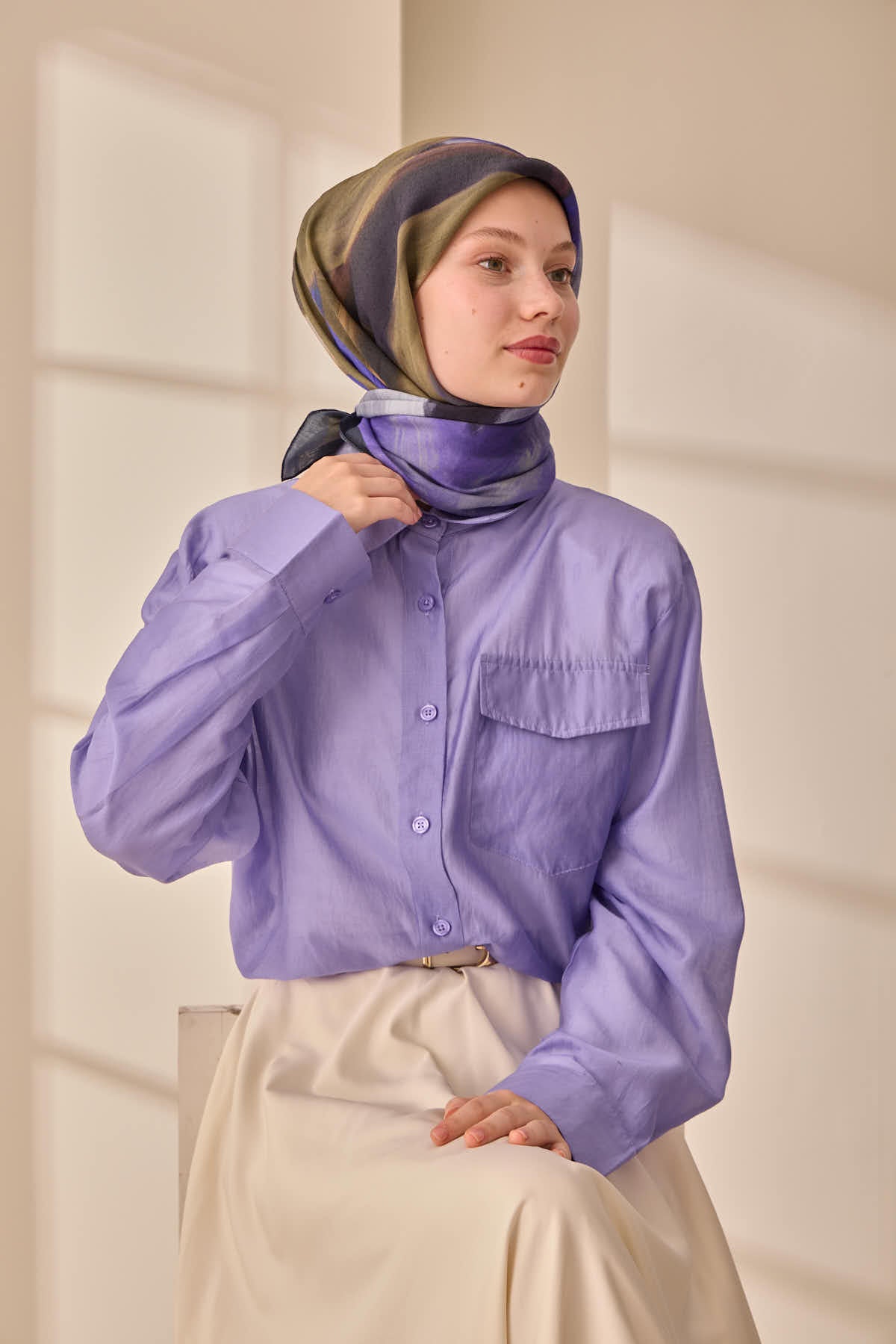 Silk Home Aura Eşarp 140002-07 - İthalesarponline.com - Aura Eşarp - Silk Home