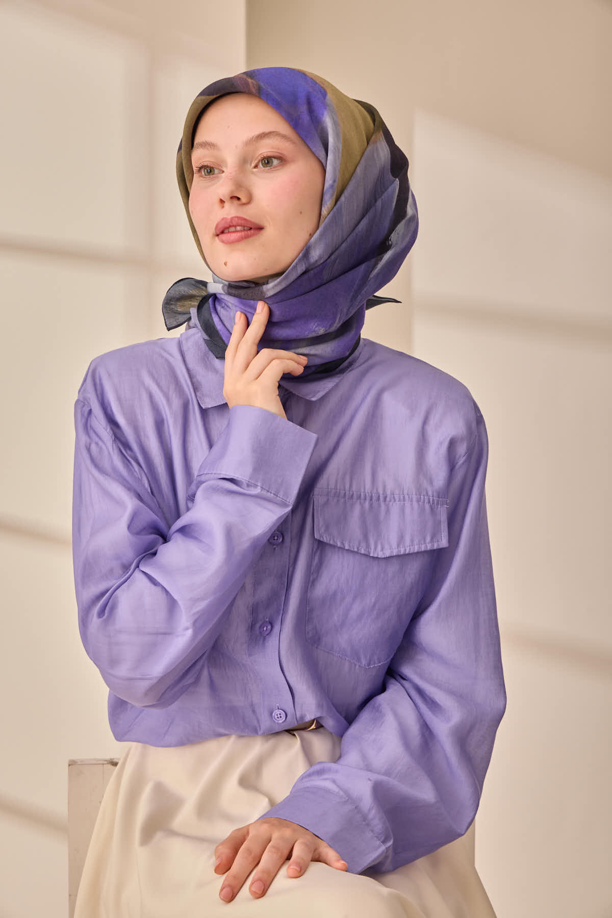 Silk Home Aura Eşarp 140002-07 - İthalesarponline.com - Aura Eşarp - Silk Home