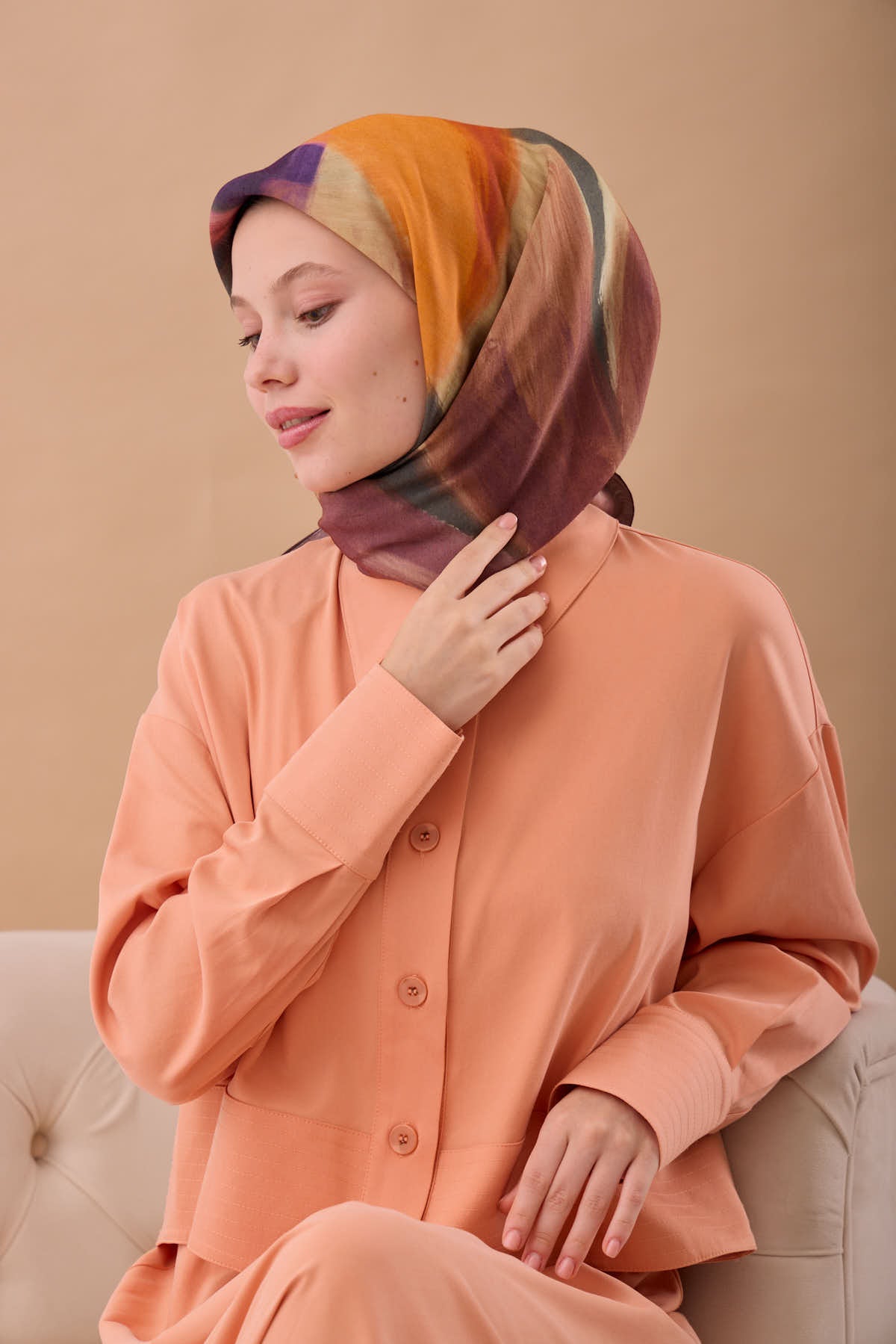 Silk Home Aura Eşarp 140002-16 - İthalesarponline.com - Aura Eşarp - Silk Home