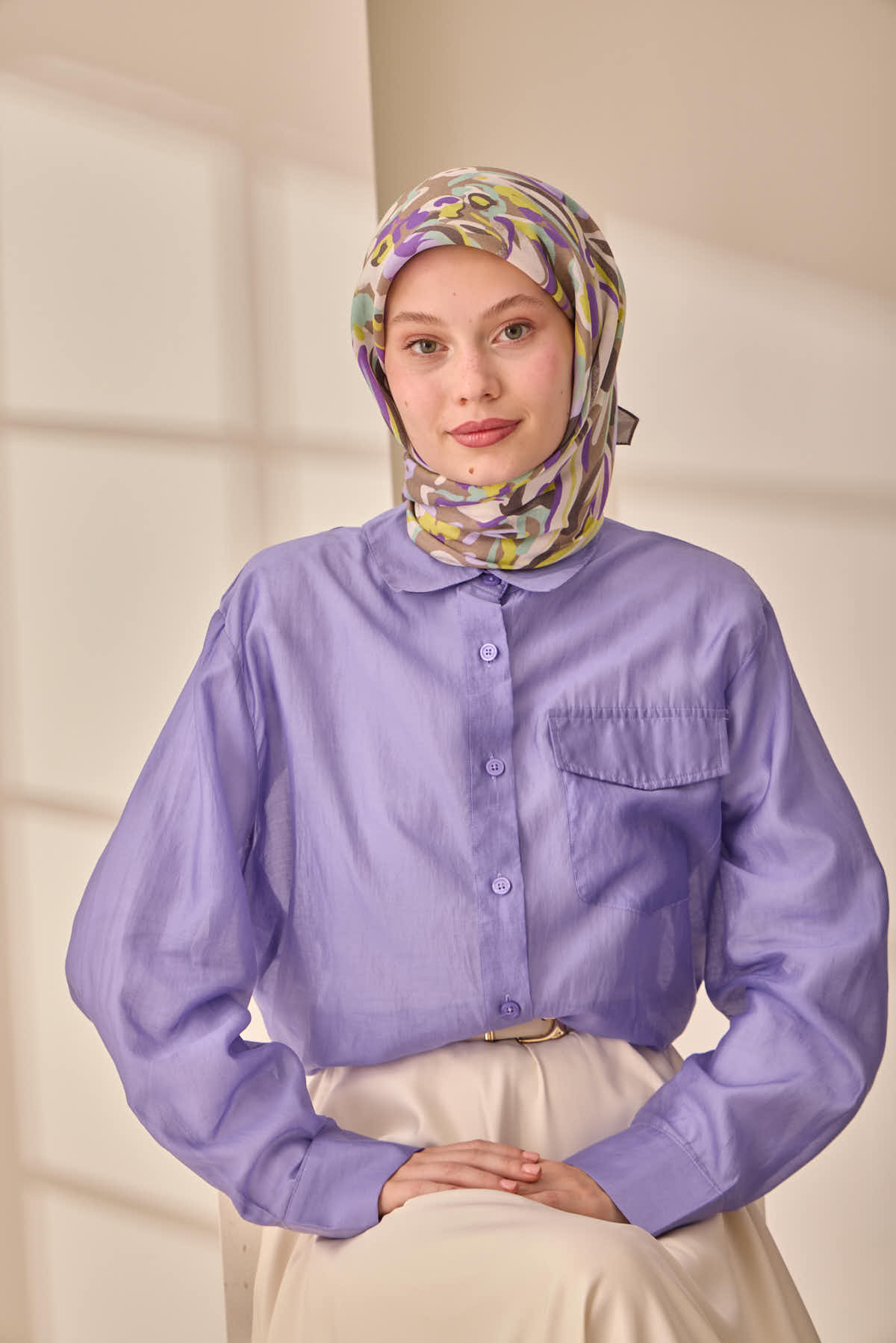 Silk Home Aura Eşarp 140004-02 - İthalesarponline.com - Aura Eşarp - Silk Home