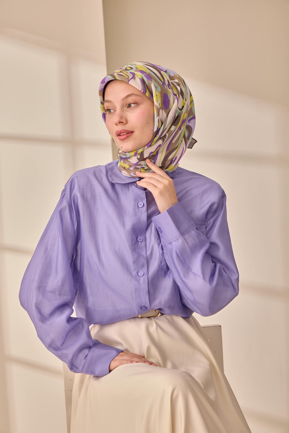 Silk Home Aura Eşarp 140004-02 - İthalesarponline.com - Aura Eşarp - Silk Home