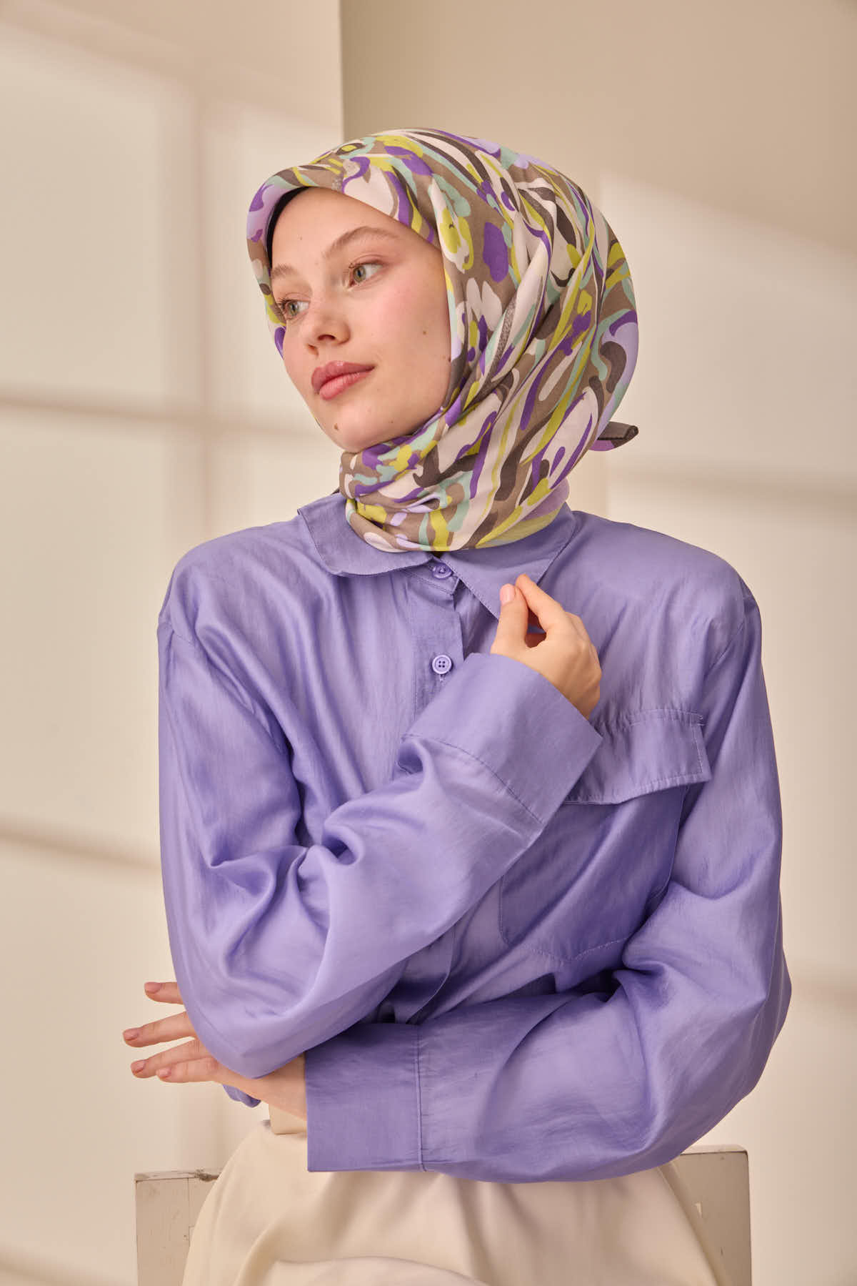 Silk Home Aura Eşarp 140004-02 - İthalesarponline.com - Aura Eşarp - Silk Home