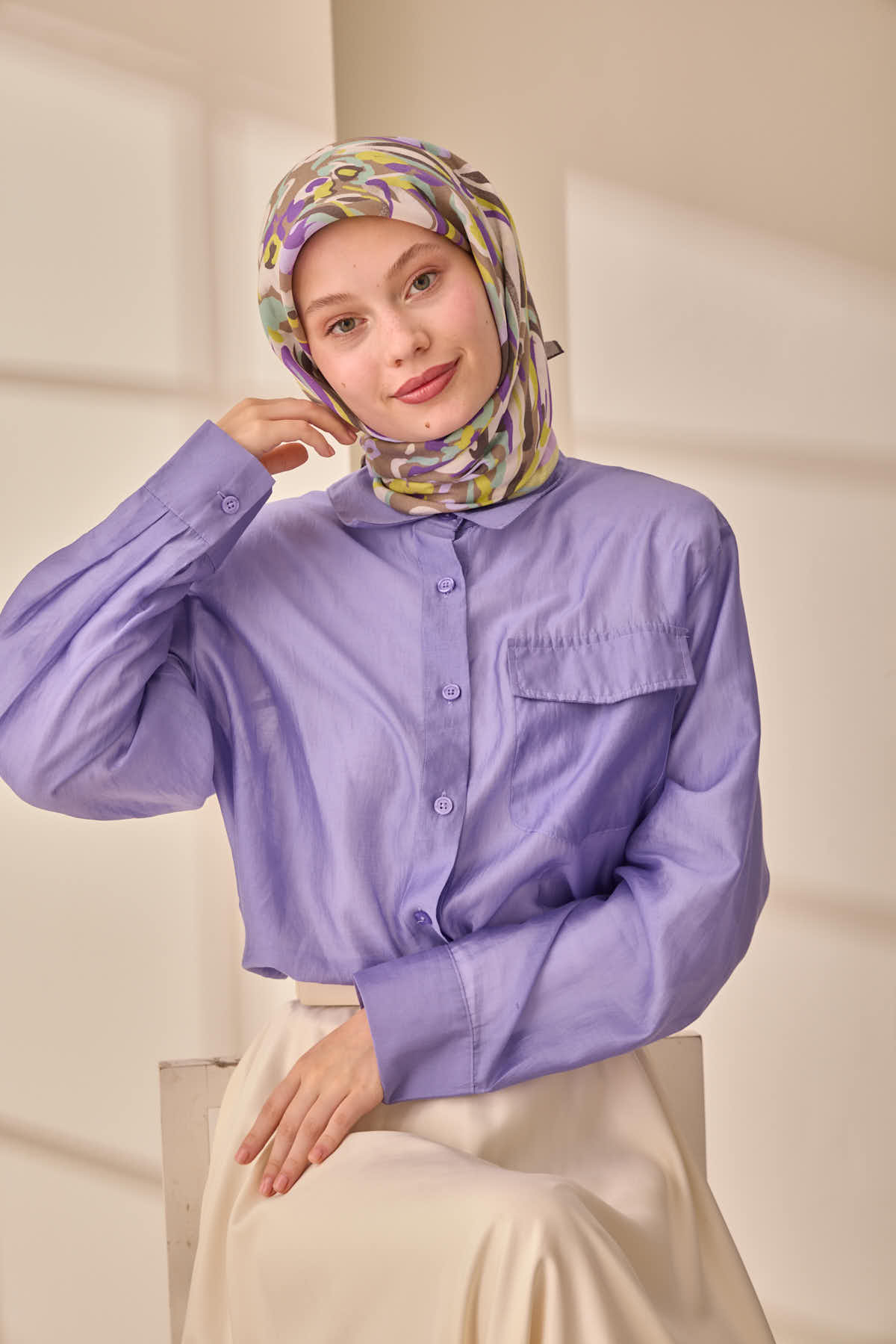 Silk Home Aura Eşarp 140004-02 - İthalesarponline.com - Aura Eşarp - Silk Home