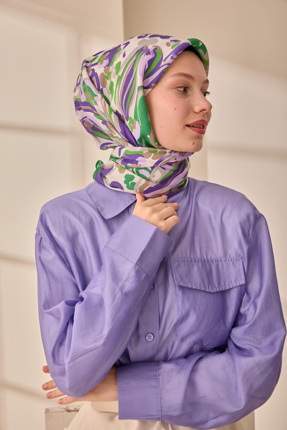 Silk Home Aura Eşarp 140004-04 - İthalesarponline.com - Aura Eşarp - Silk Home