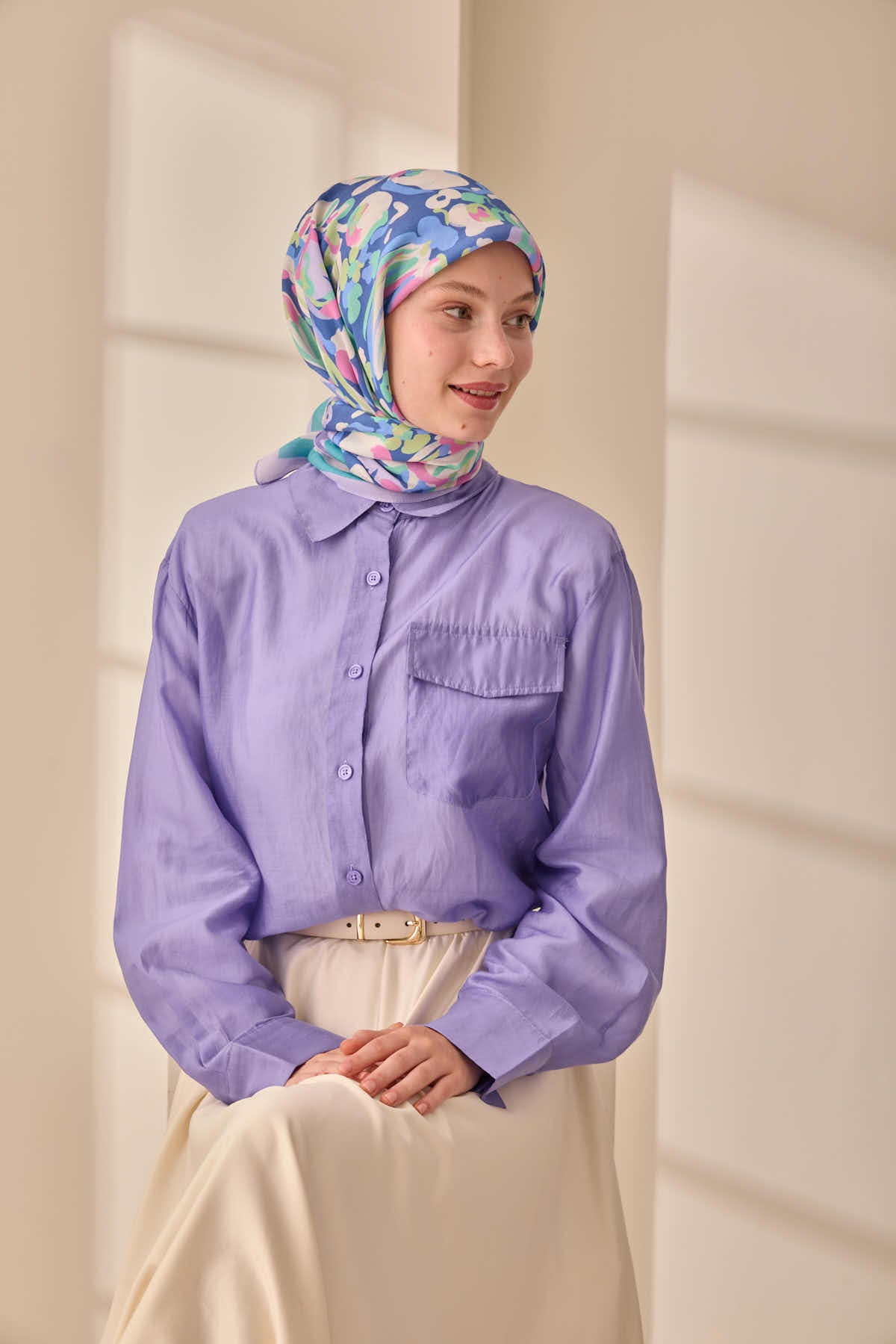 Silk Home Aura Eşarp 140004-12 - İthalesarponline.com - Aura Eşarp - Silk Home