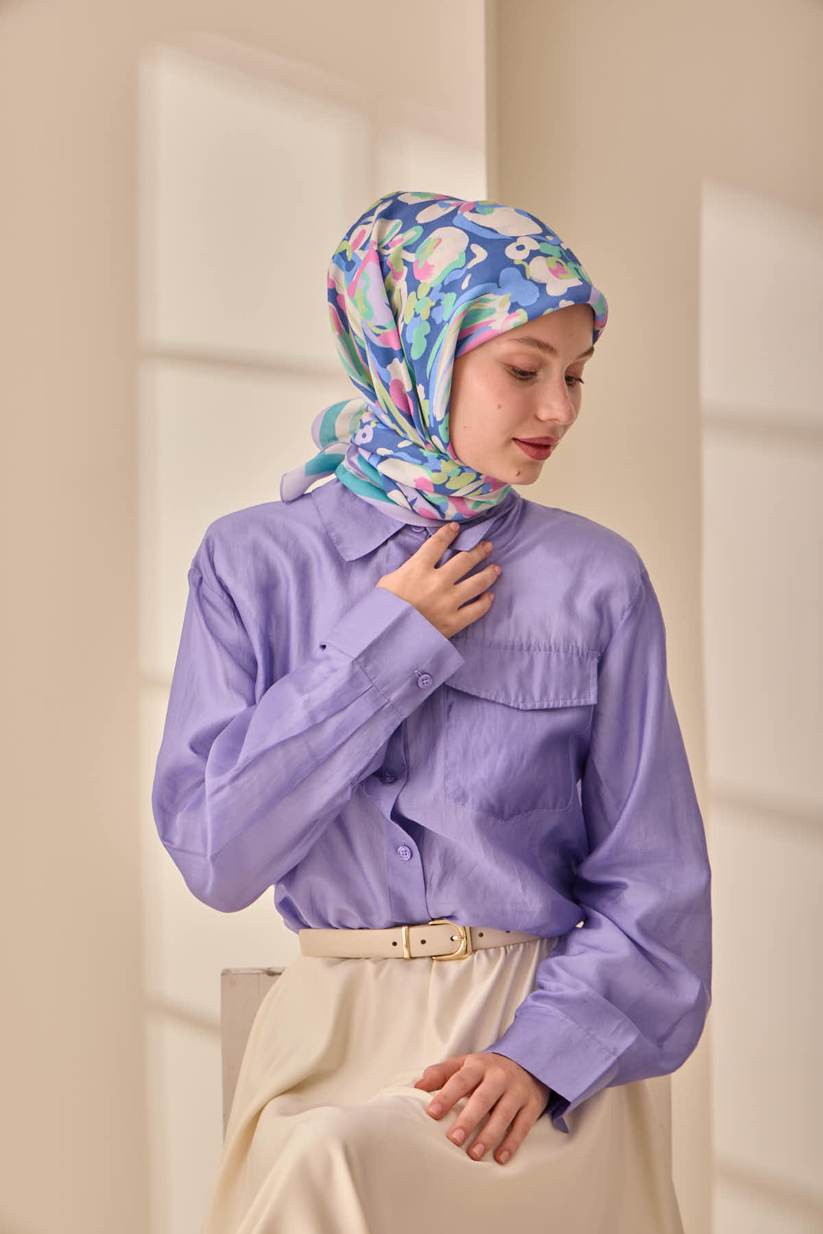 Silk Home Aura Eşarp 140004-12 - İthalesarponline.com - Aura Eşarp - Silk Home