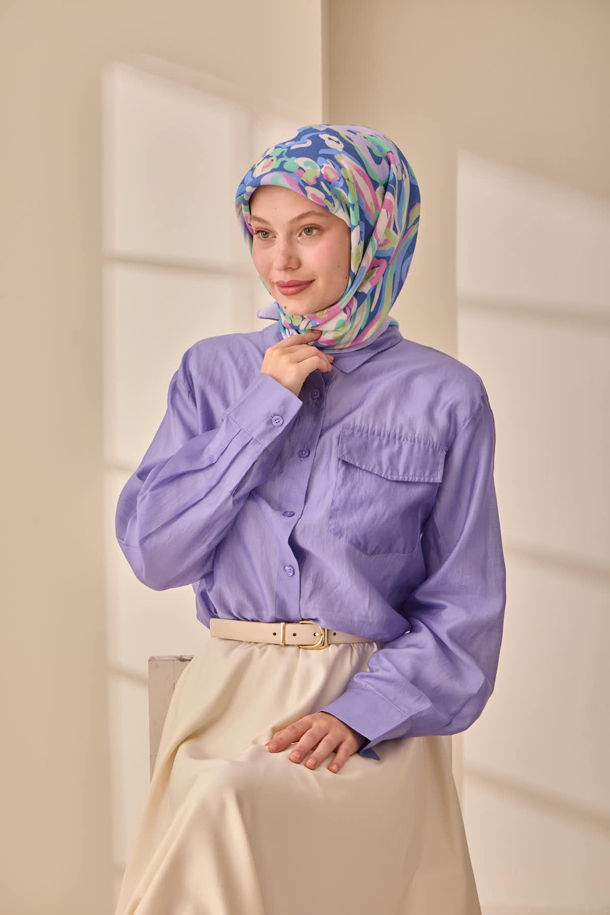 Silk Home Aura Eşarp 140004-12 - İthalesarponline.com - Aura Eşarp - Silk Home