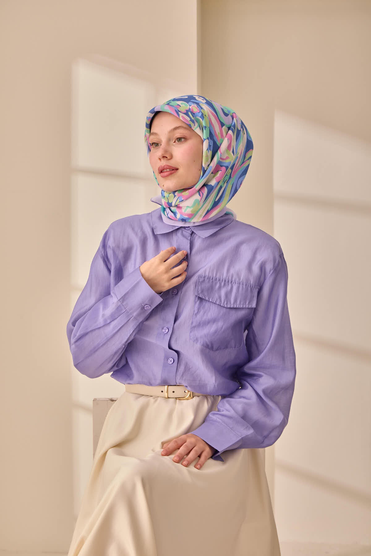 Silk Home Aura Eşarp 140004-12 - İthalesarponline.com - Aura Eşarp - Silk Home