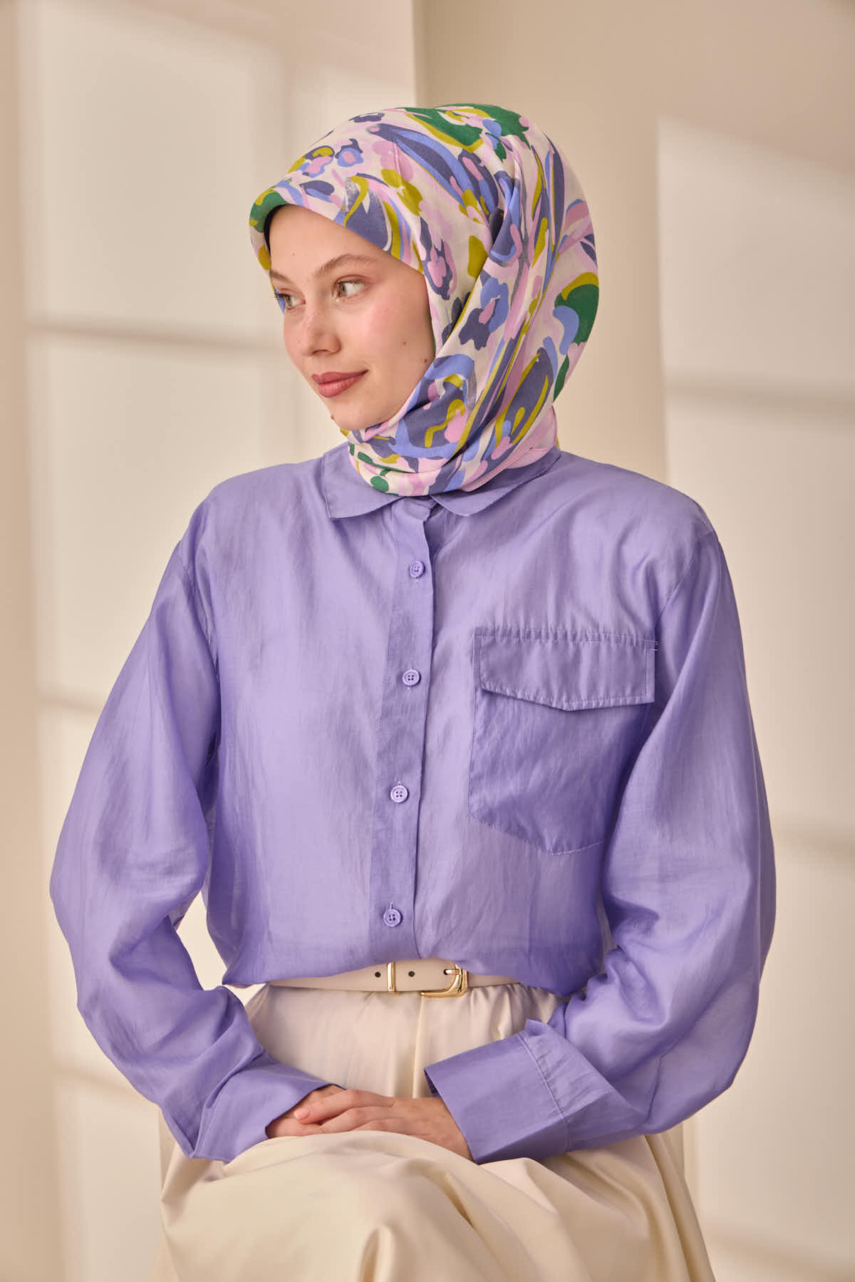 Silk Home Aura Eşarp 140004-13 - İthalesarponline.com - Aura Eşarp - Silk Home
