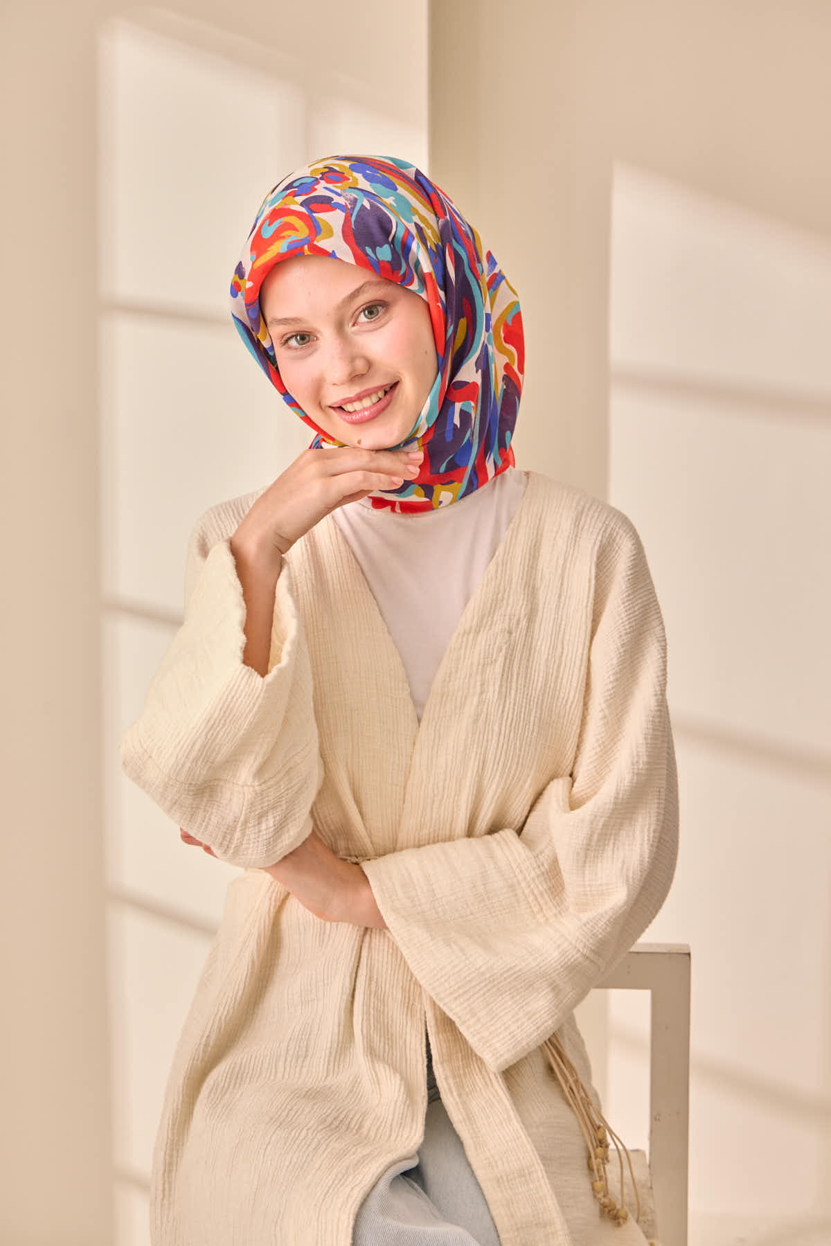 Silk Home Aura Eşarp 140004-18 - İthalesarponline.com - Aura Eşarp - Silk Home
