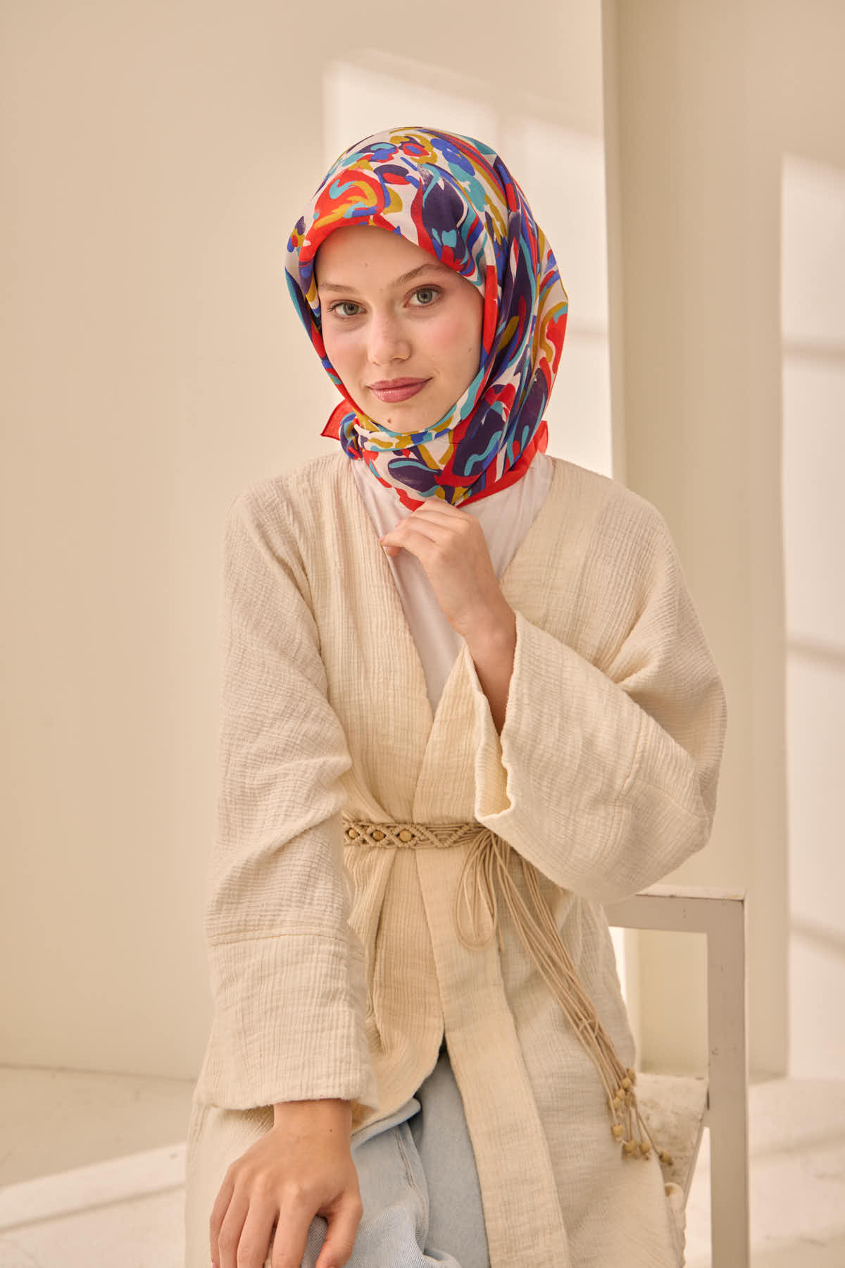 Silk Home Aura Eşarp 140004-18 - İthalesarponline.com - Aura Eşarp - Silk Home