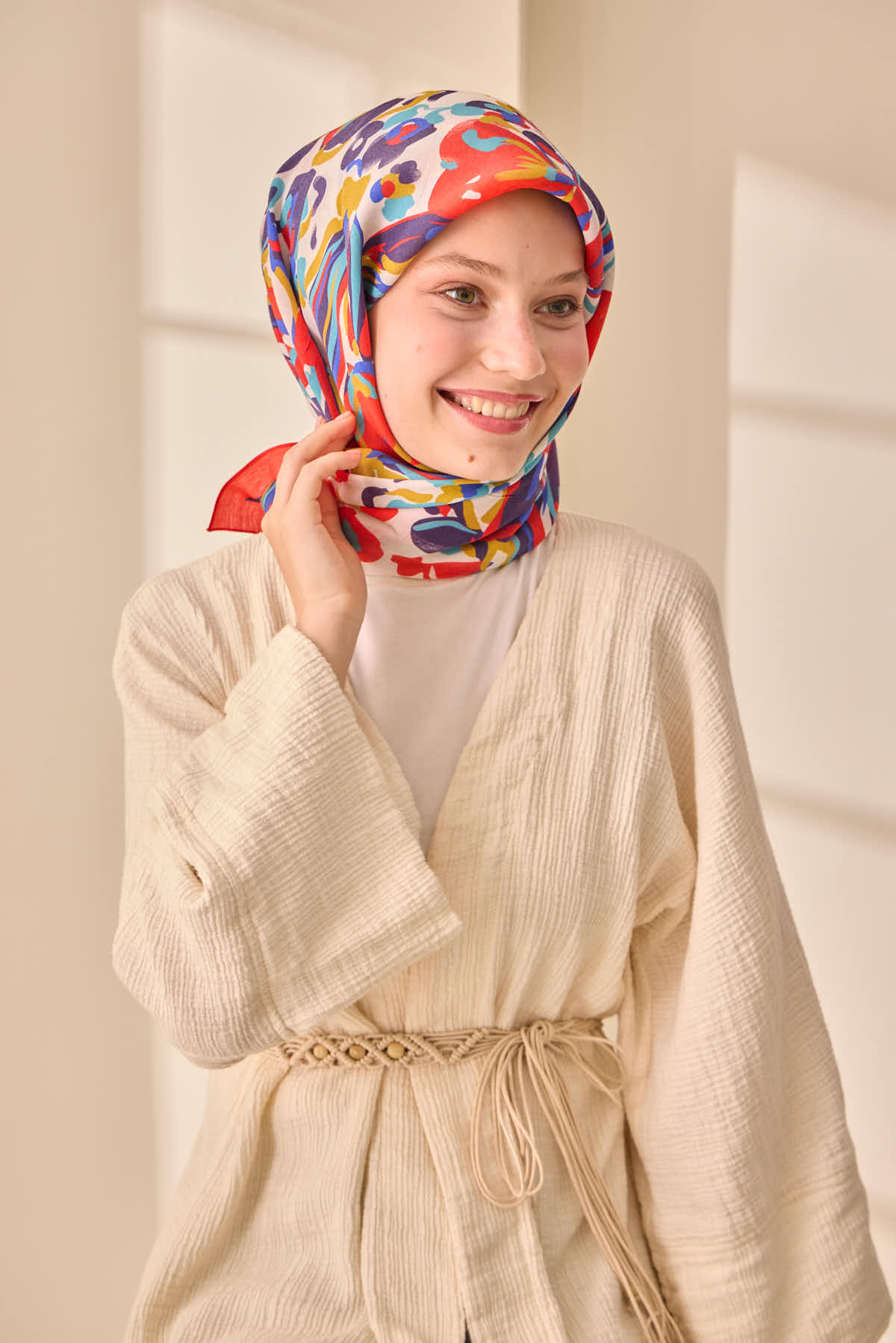 Silk Home Aura Eşarp 140004-18 - İthalesarponline.com - Aura Eşarp - Silk Home