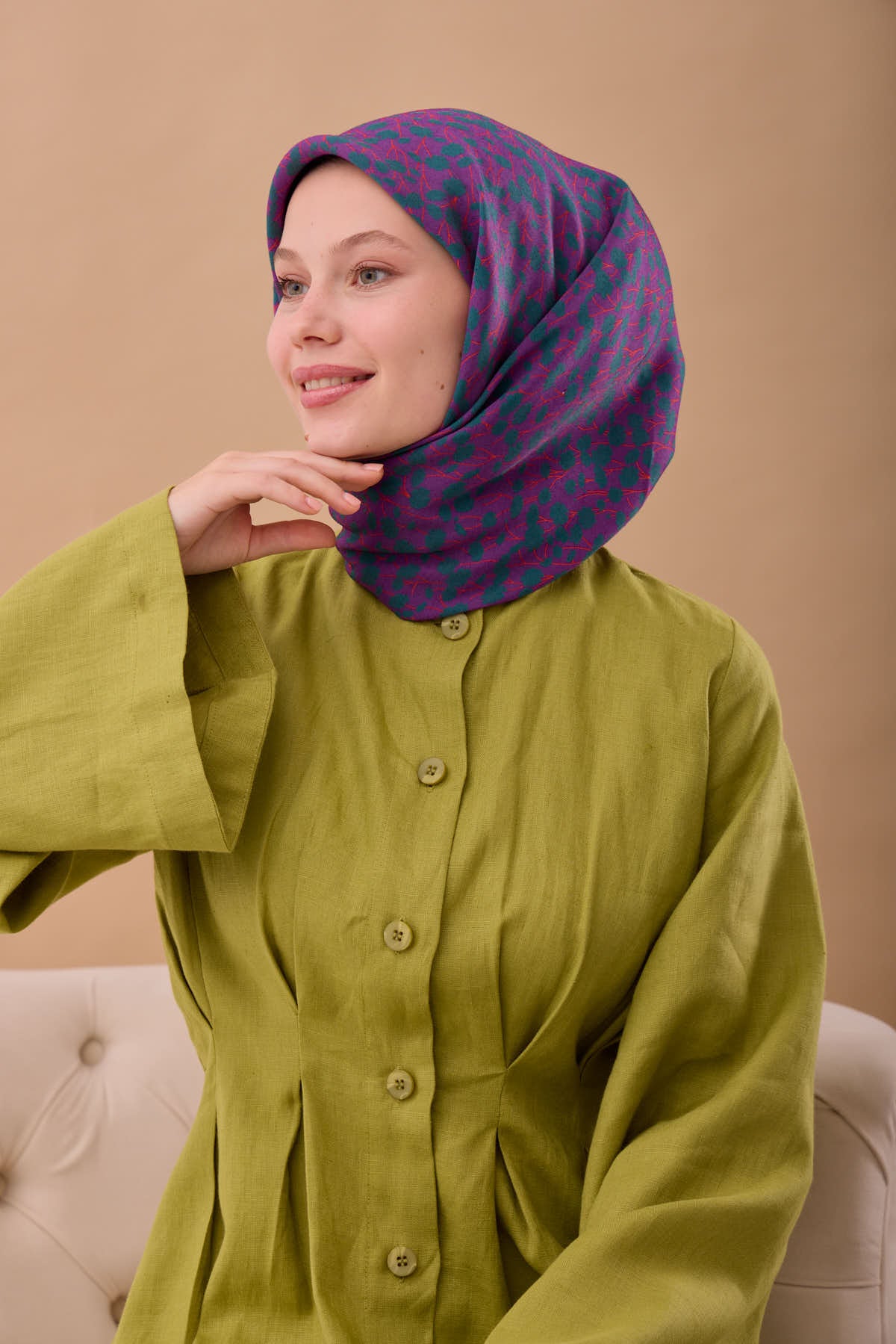Silk Home Aura Eşarp 140005-14 - İthalesarponline.com - Aura Eşarp - Silk Home