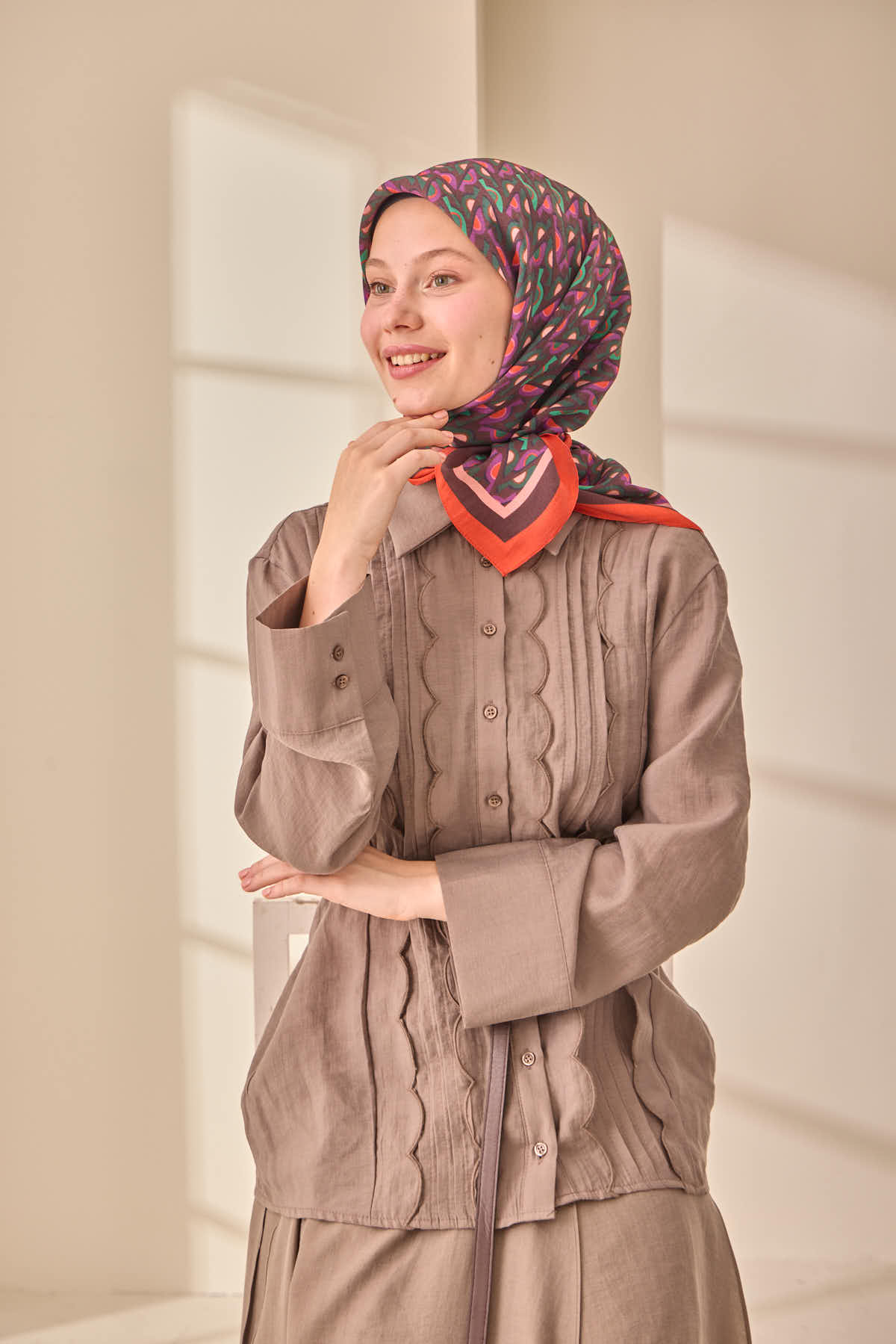 Silk Home Aura Eşarp 140006-07 - İthalesarponline.com - Aura Eşarp - Silk Home