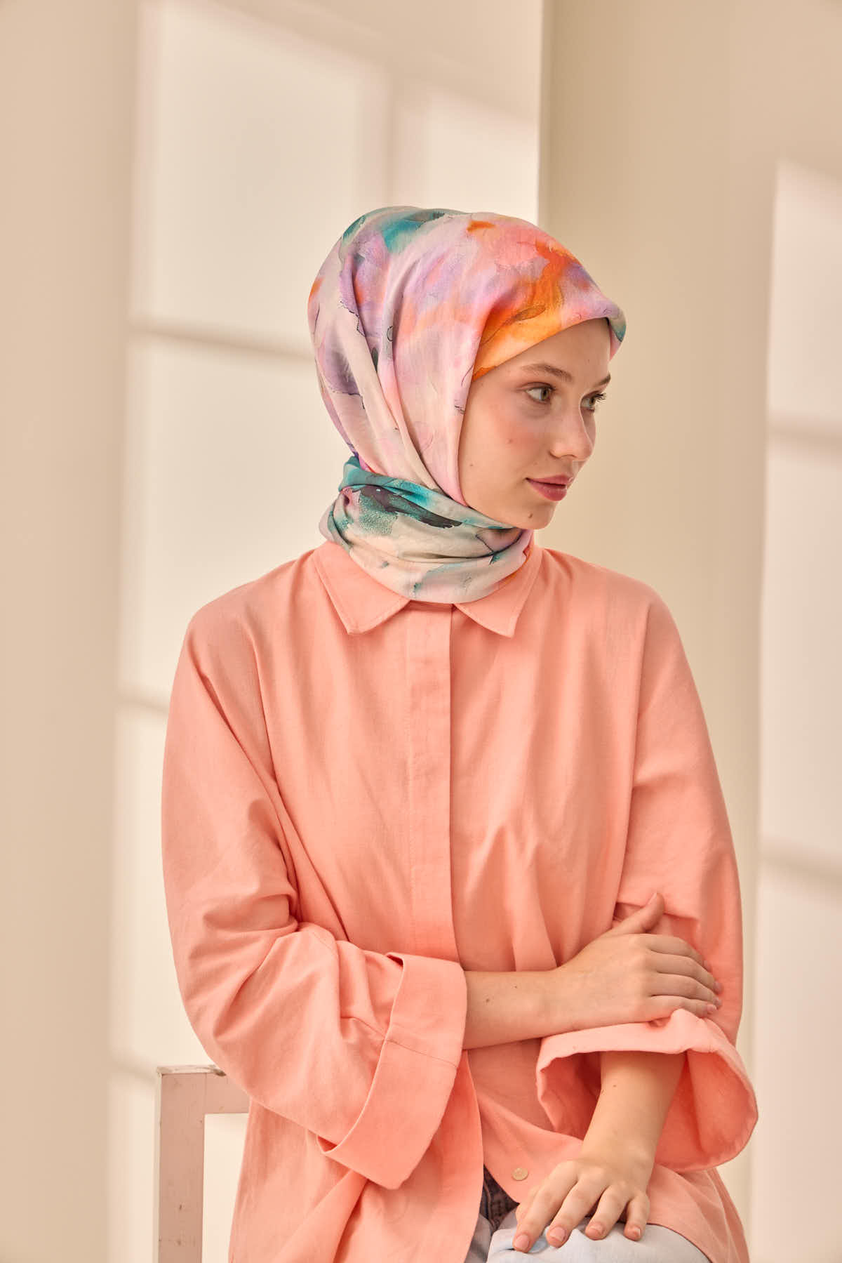 Silk Home Olinda İpek Eşarp 47004-12 - İthalesarponline.com - Soft Eşarp - Silk Home