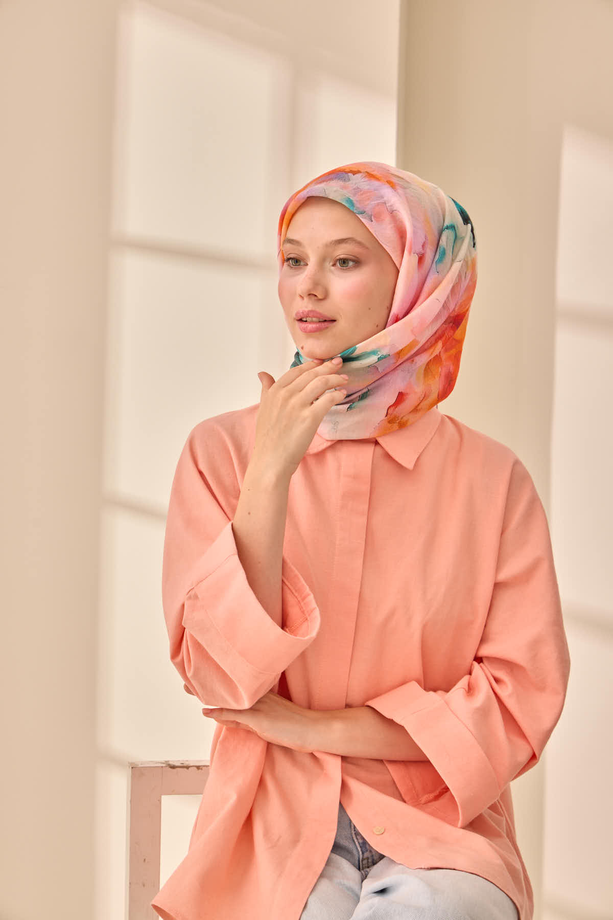 Silk Home Olinda İpek Eşarp 47004-12 - İthalesarponline.com - Soft Eşarp - Silk Home