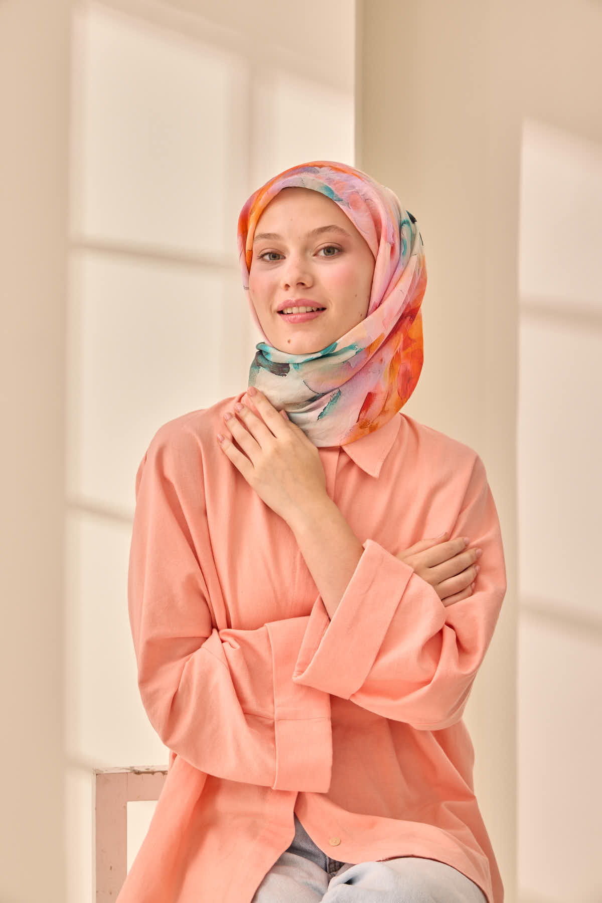 Silk Home Olinda İpek Eşarp 47004-12 - İthalesarponline.com - Soft Eşarp - Silk Home