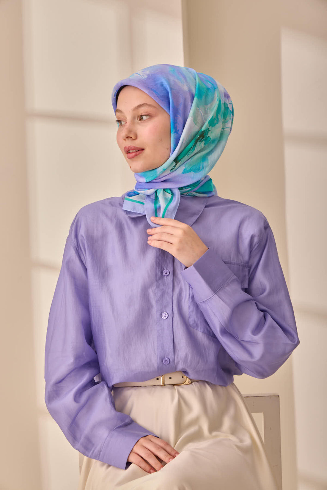 Silk Home Olinda İpek Eşarp 47004-16 - İthalesarponline.com - Soft Eşarp - Silk Home